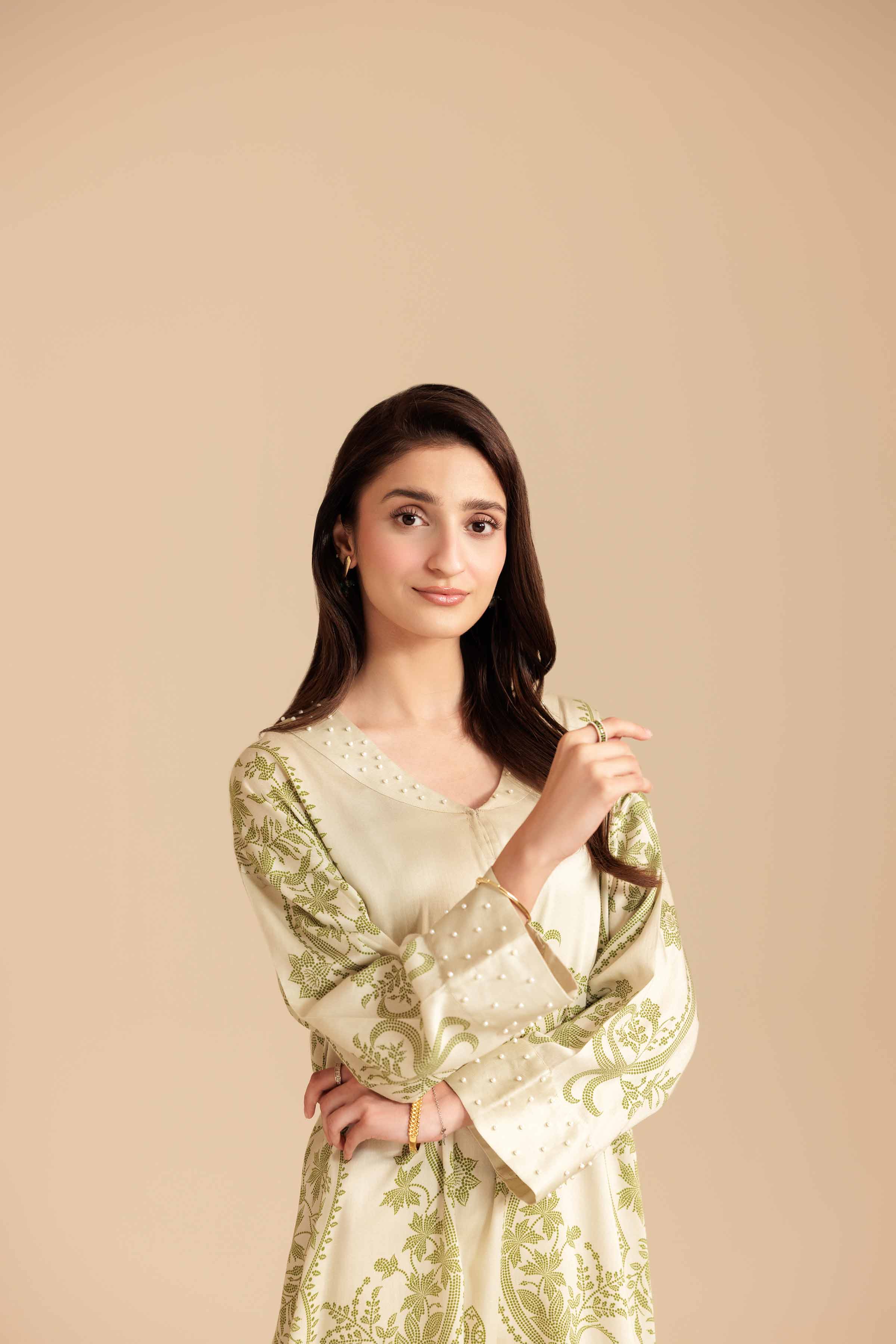Printed Shirt - FS25-51 for Women - Pret Collection | Nishat | Shop Online