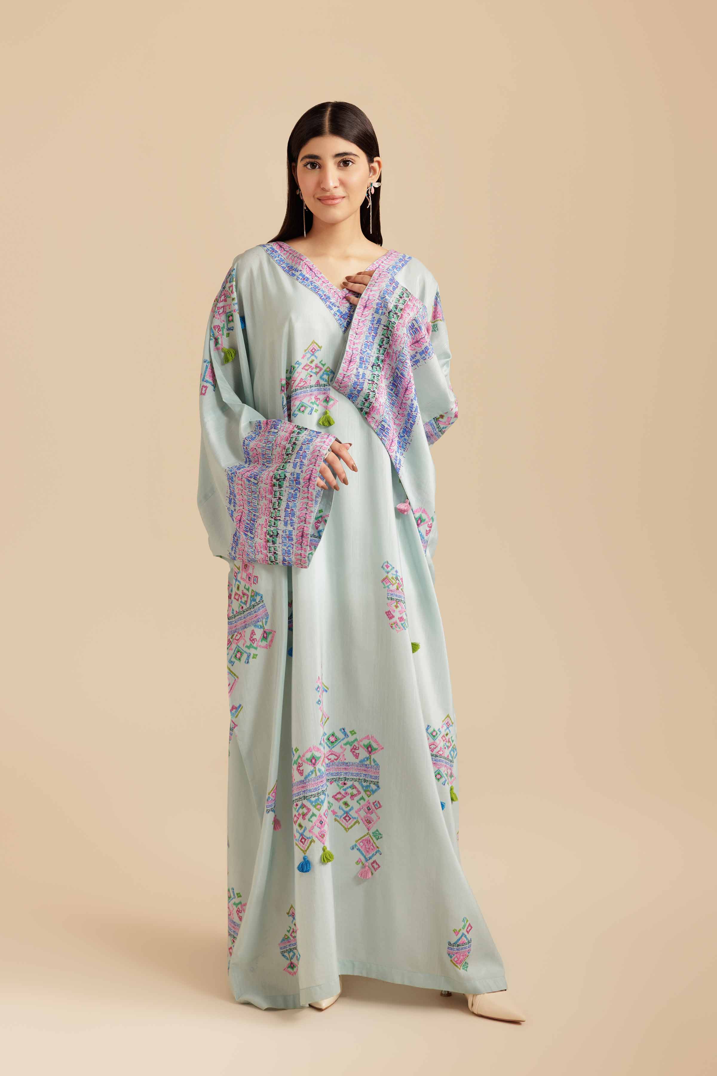 Printed Dress - FS25-52 for Women - Pret Collection | Nishat | Shop Online
