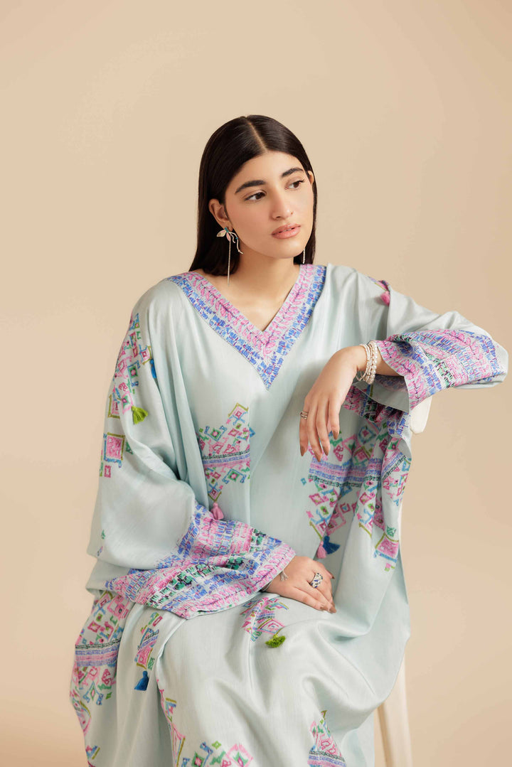 Printed Dress - FS25-52 for Women - Pret Collection | Nishat | Shop Online