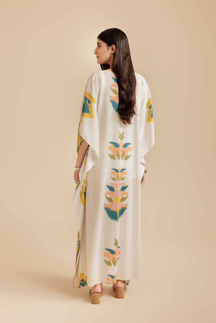 Printed Kaftan - FS25-54 for Women - Pret Collection | Nishat | Shop Online