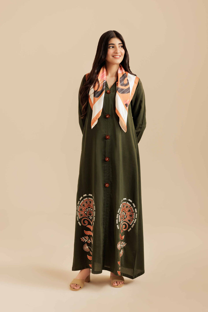2 Piece - Printed Embroidered Suit - FS25-55 for Women - Pret Collection | Nishat | Shop Online