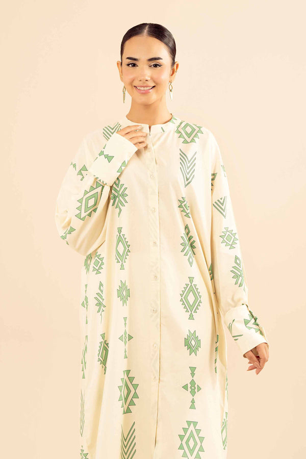 Printed Dress - FS25-58 for Women - Pret Collection | Nishat | Shop Online