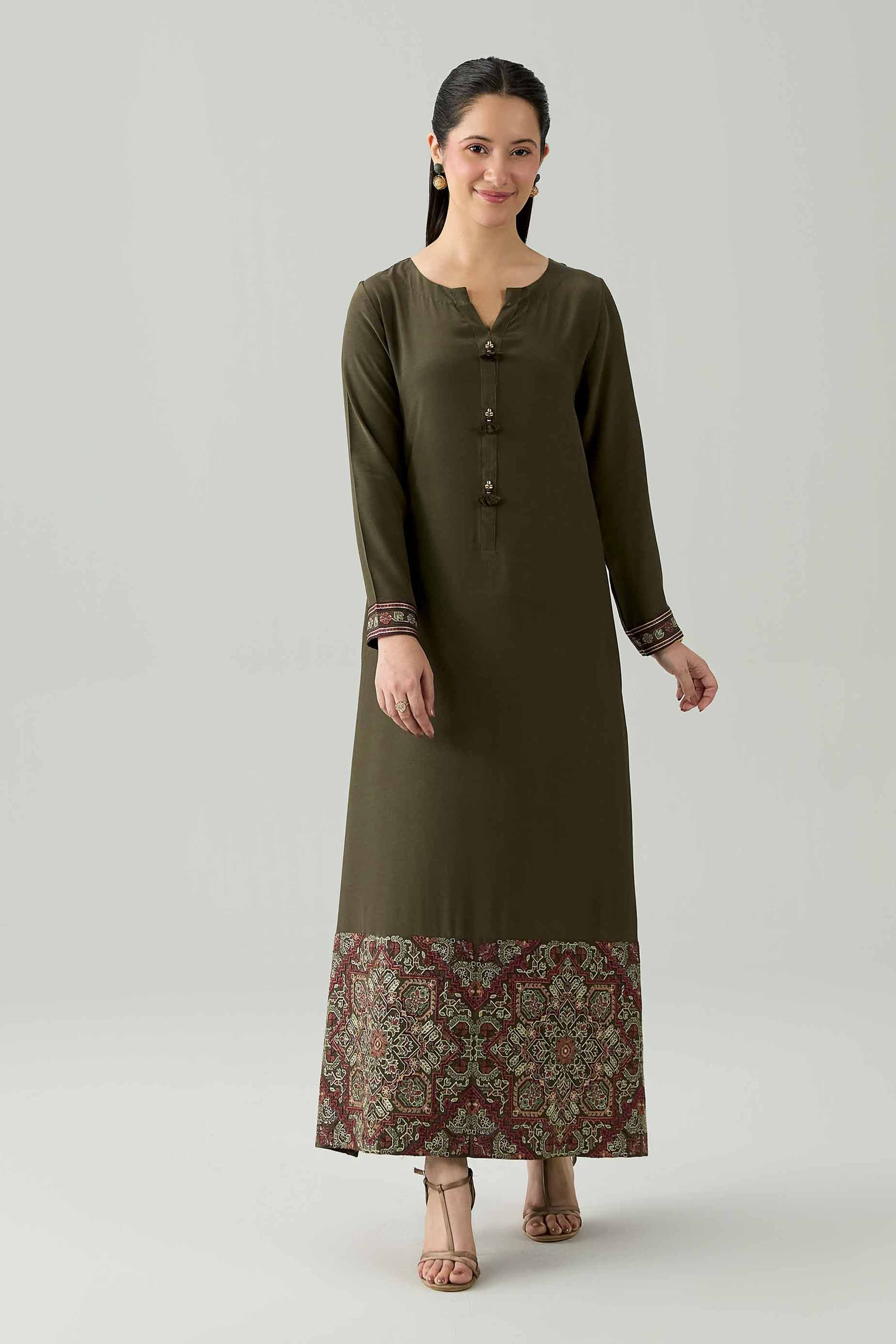 Embroidered Dress - FS26-09