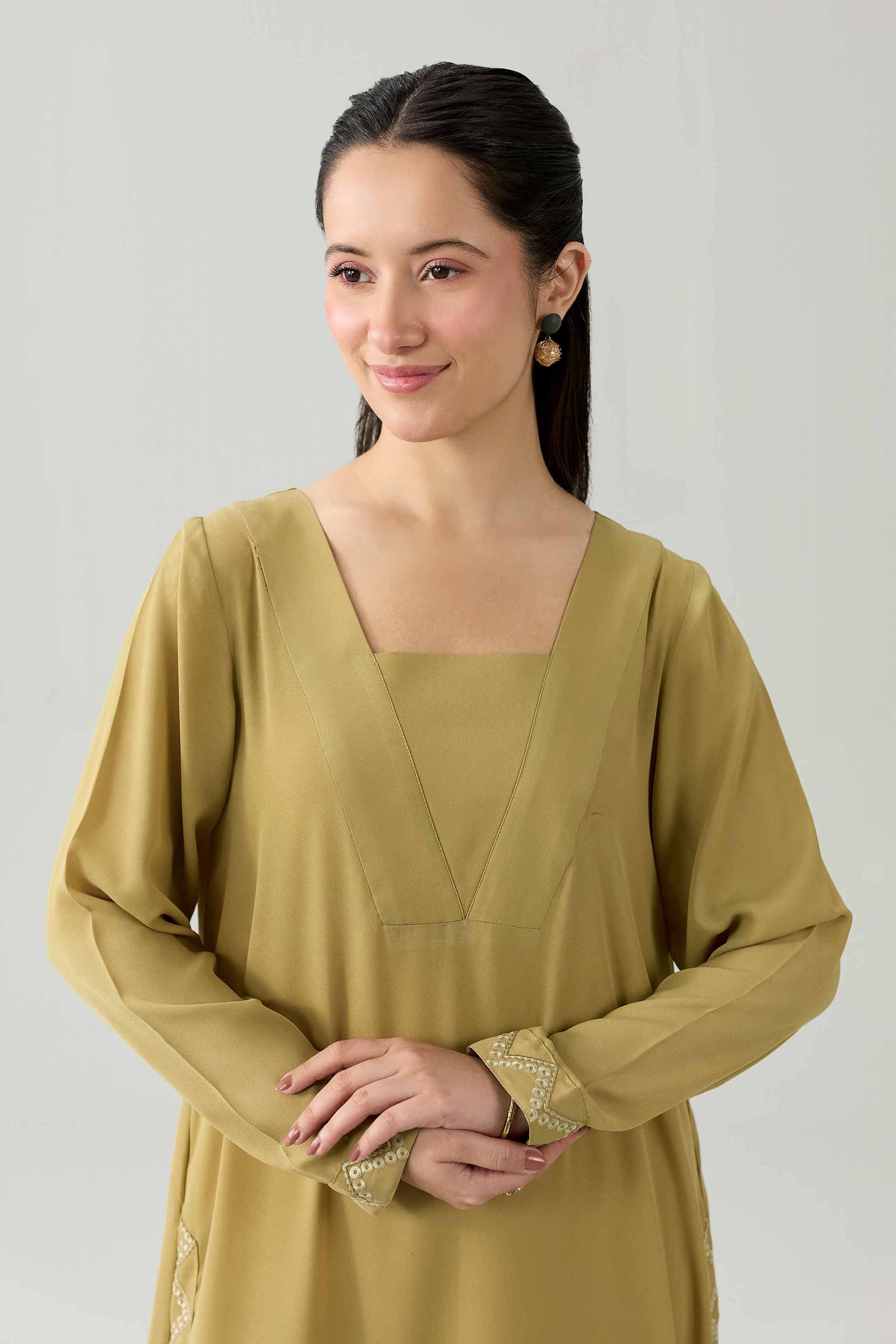 Embroidered Dress - FS26-11