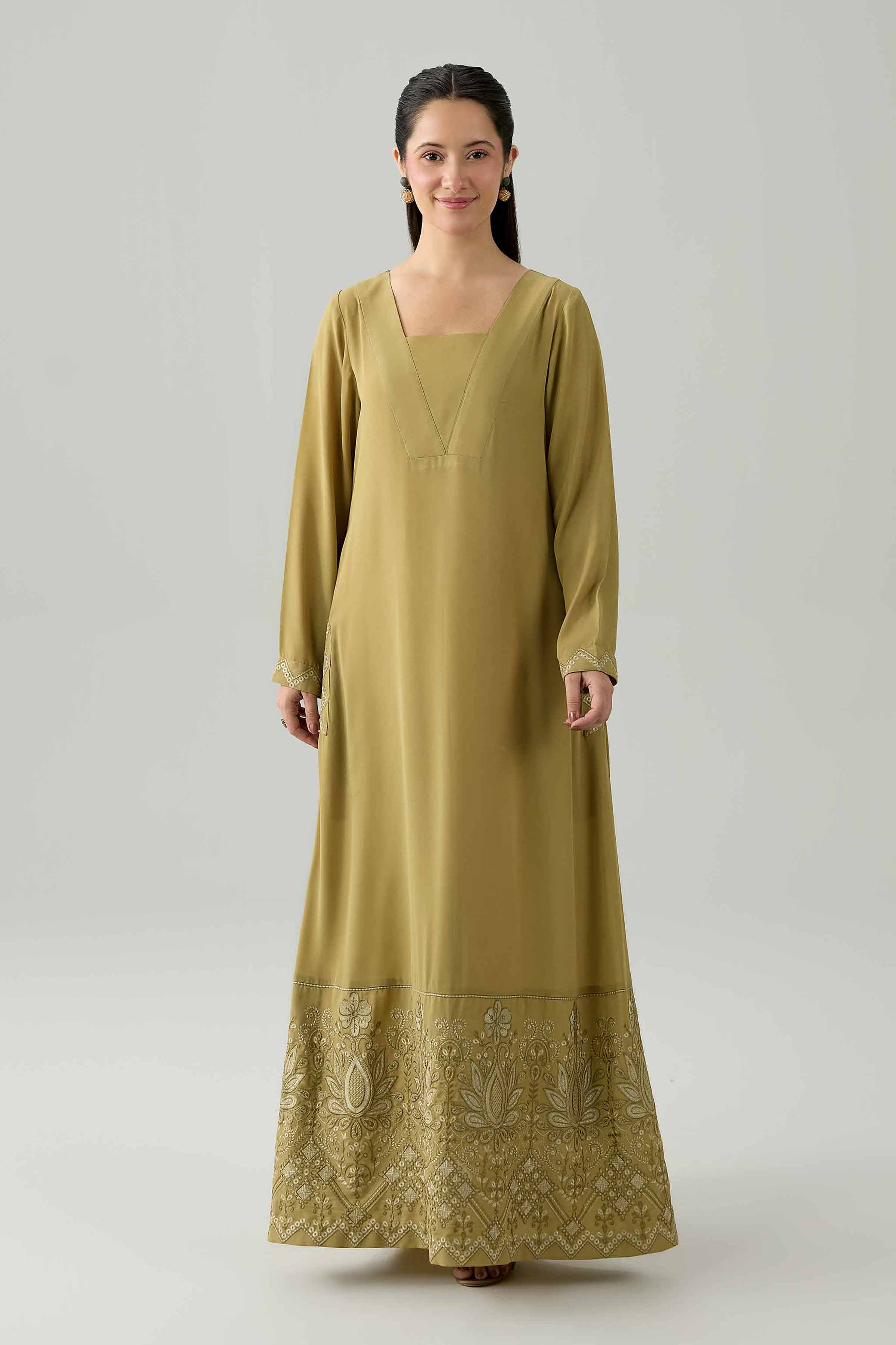 Embroidered Dress - FS26-11
