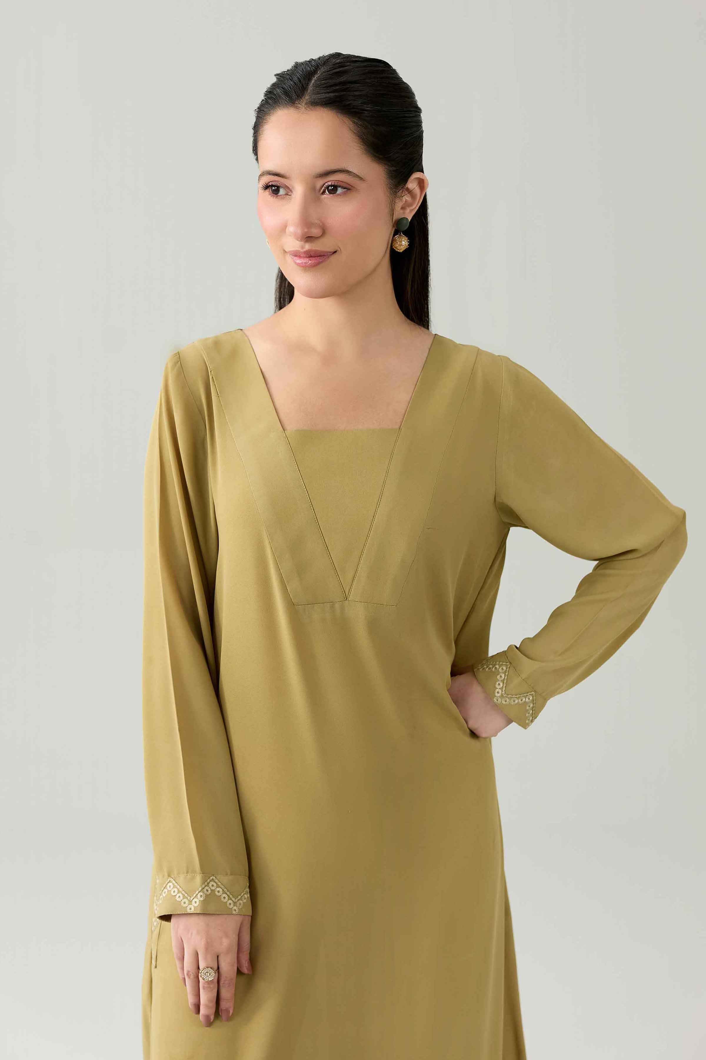 Embroidered Dress - FS26-11