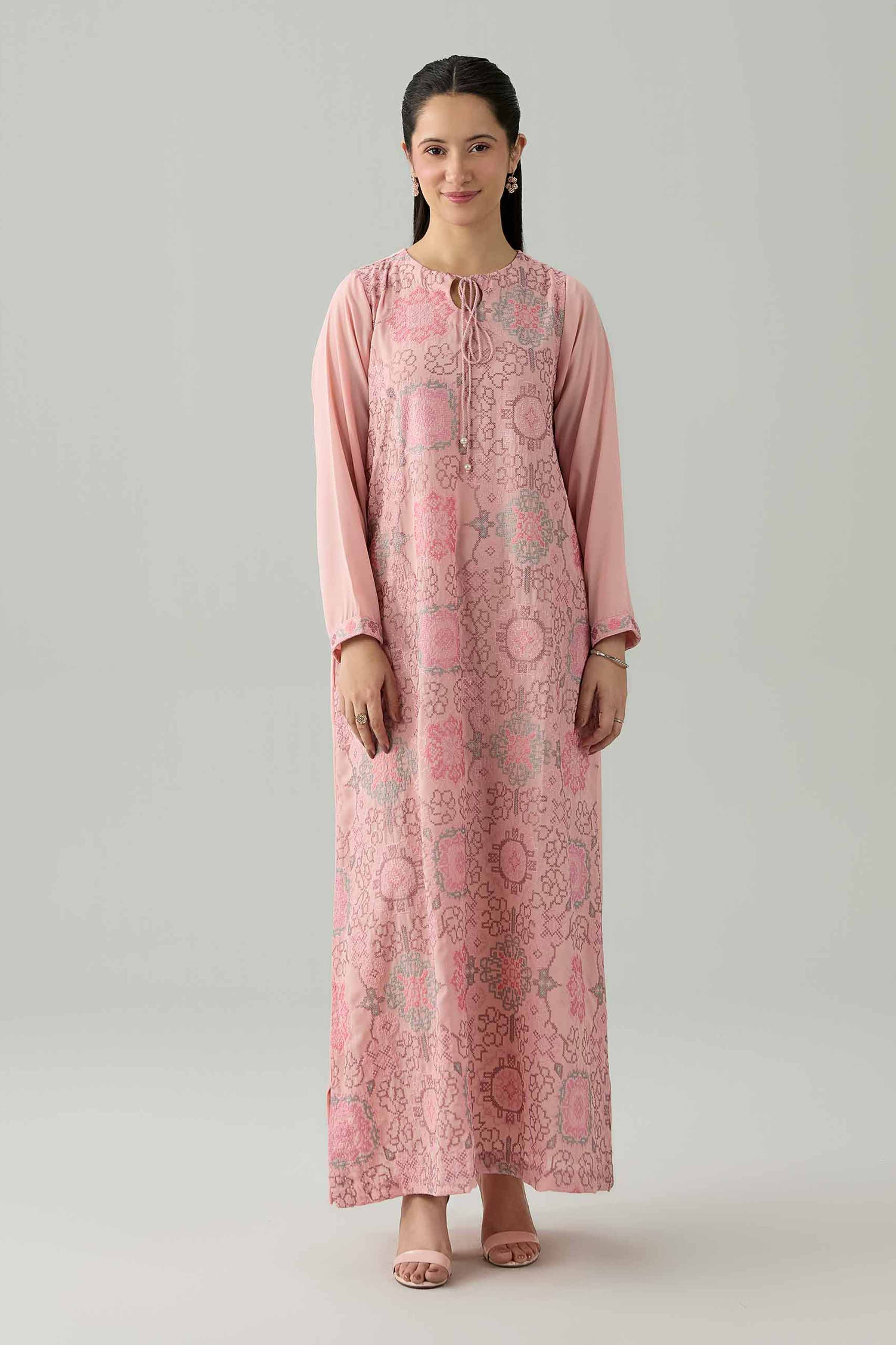 Embroidered Dress - FS26-12