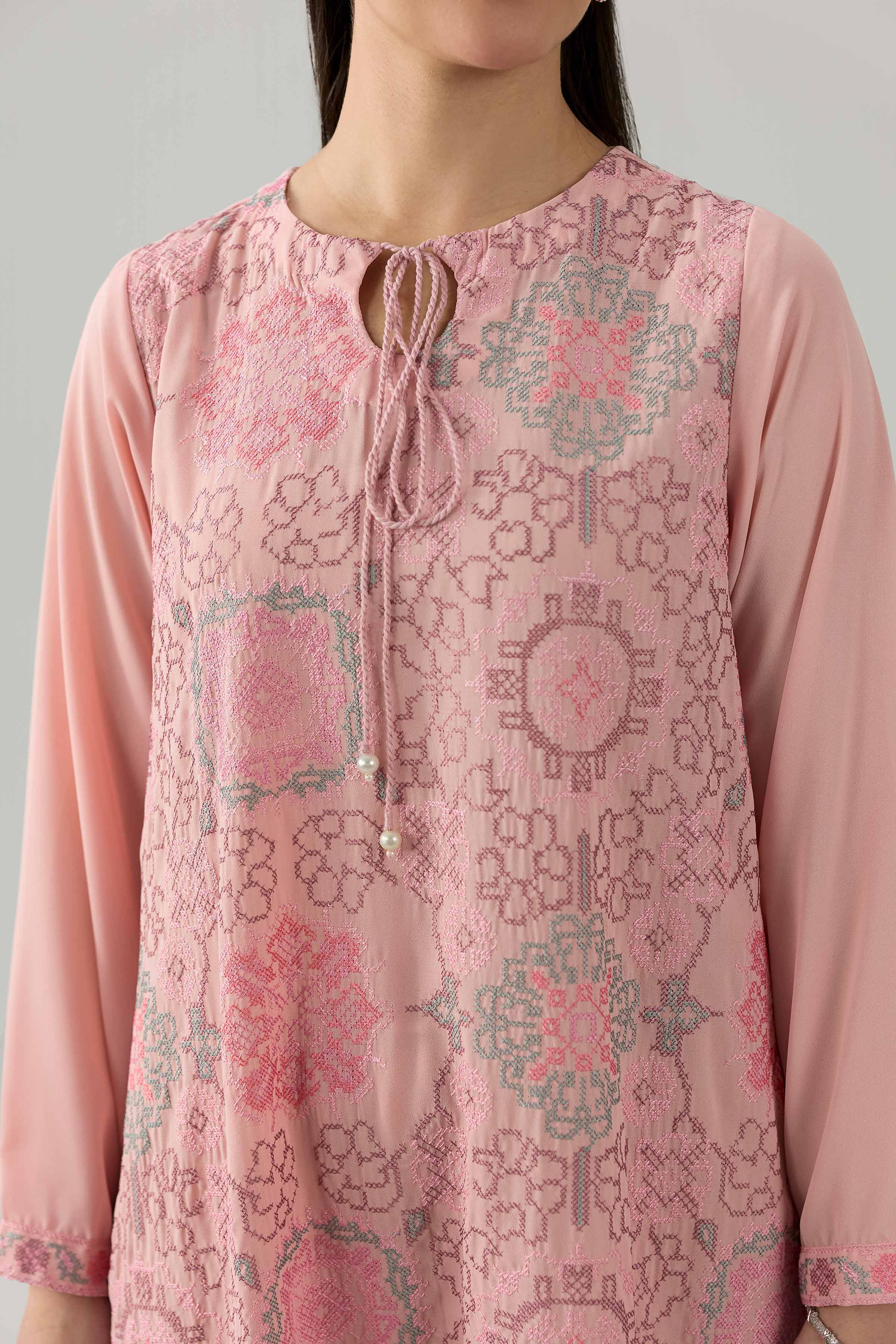 Embroidered Dress - FS26-12