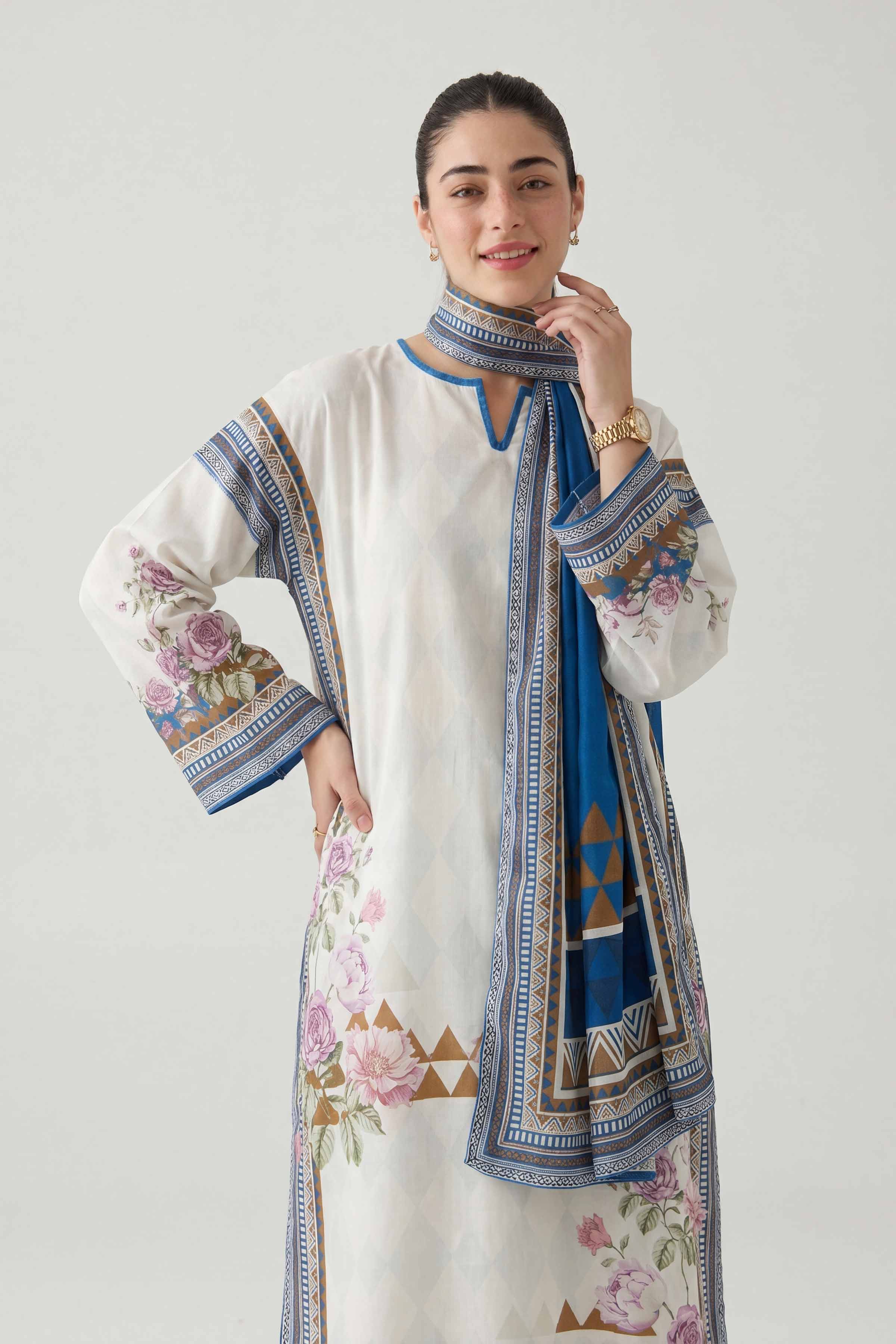 2 Piece - Printed Dress - FS26-17