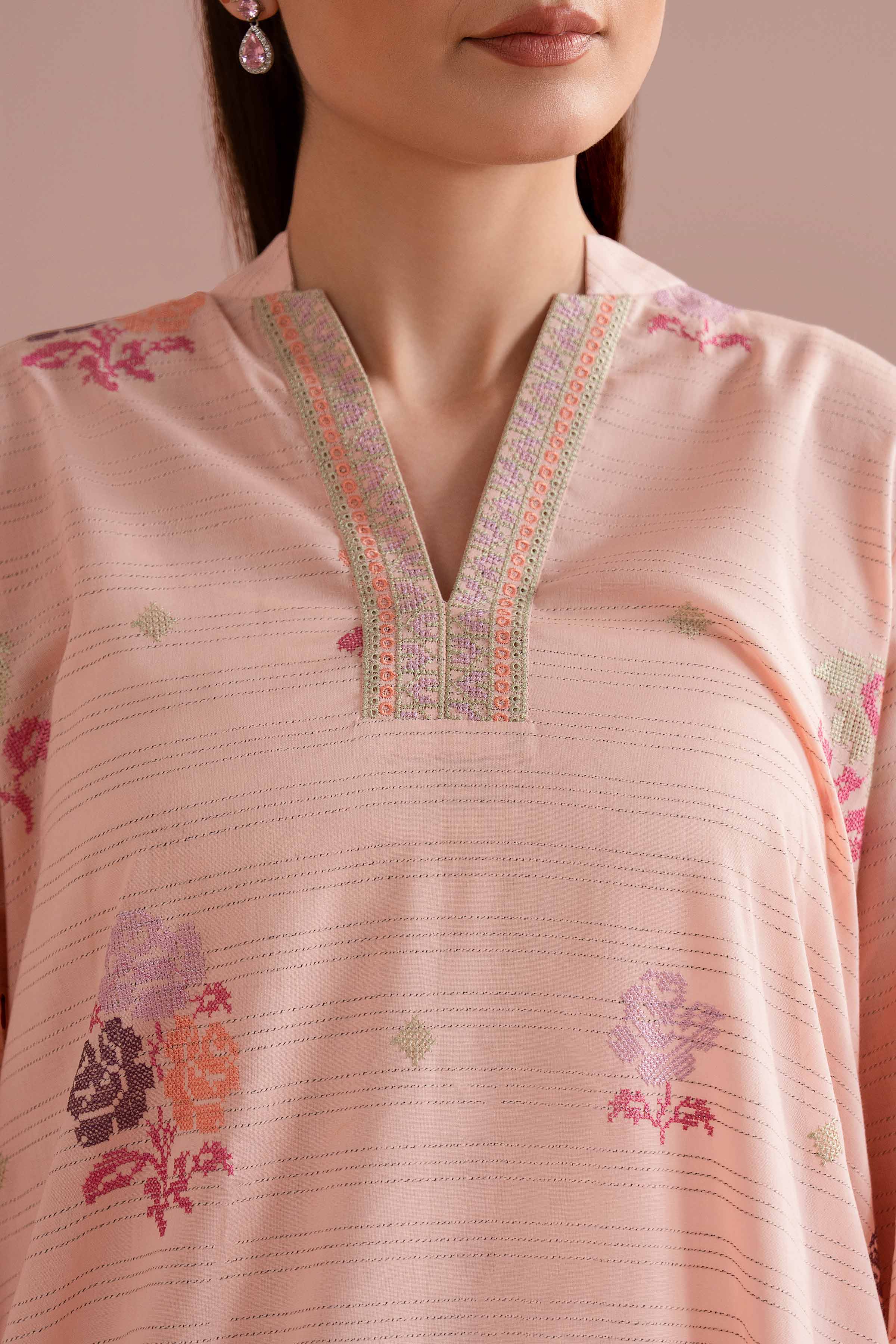 Embroidered Dress - FS26-32