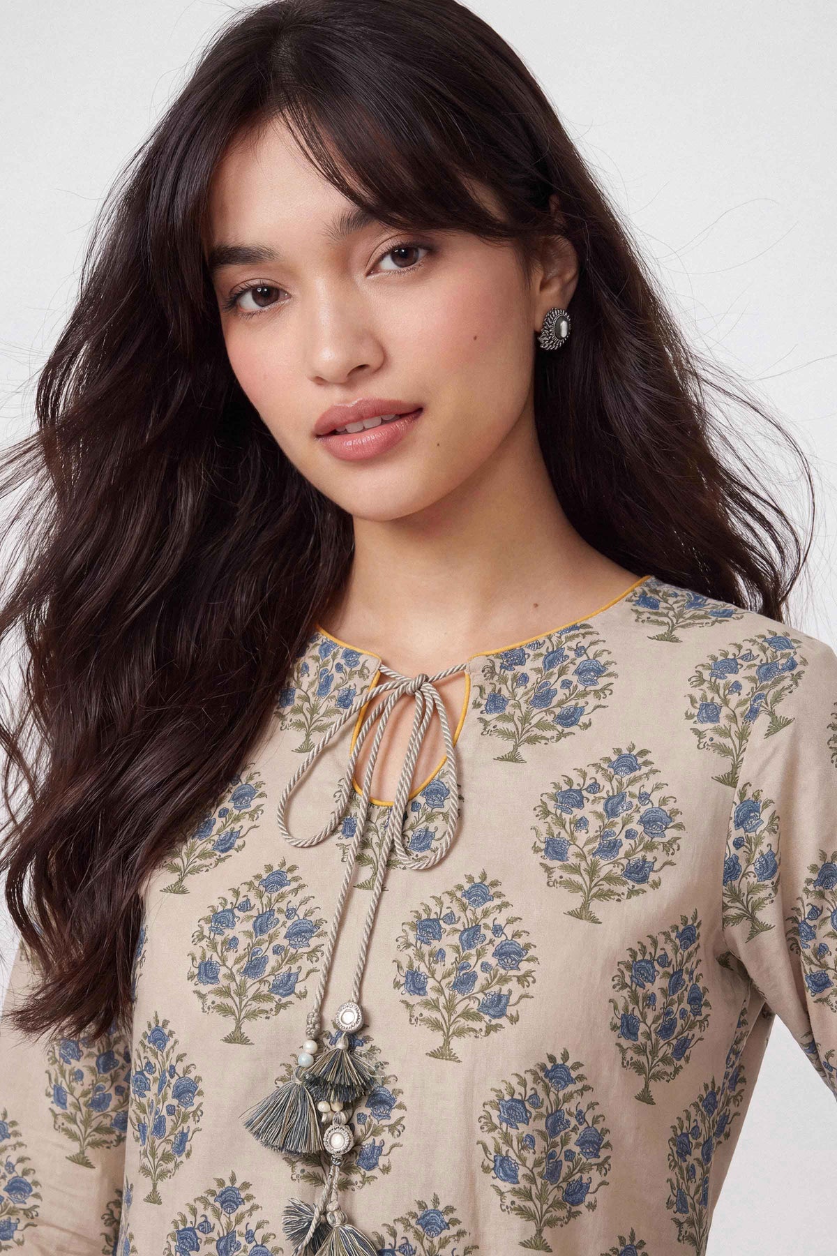 3 Piece - Dyed Printed Loose Fabric - 42604054 for Women - Fredoom To Buy Collection | Nishat | Shop Online