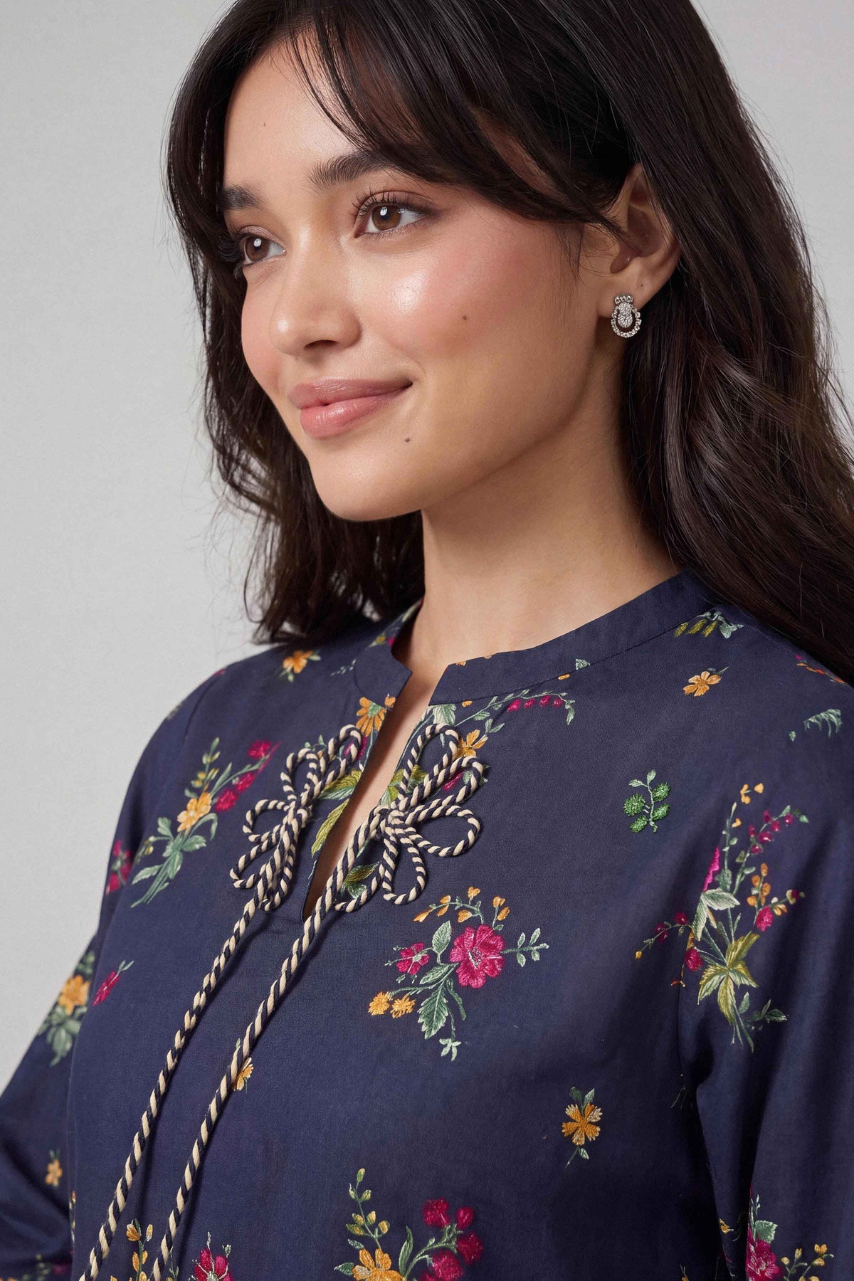 3 Piece - Dyed Printed Loose Fabric - 42604059 for Women - Fredoom To Buy Collection | Nishat | Shop Online