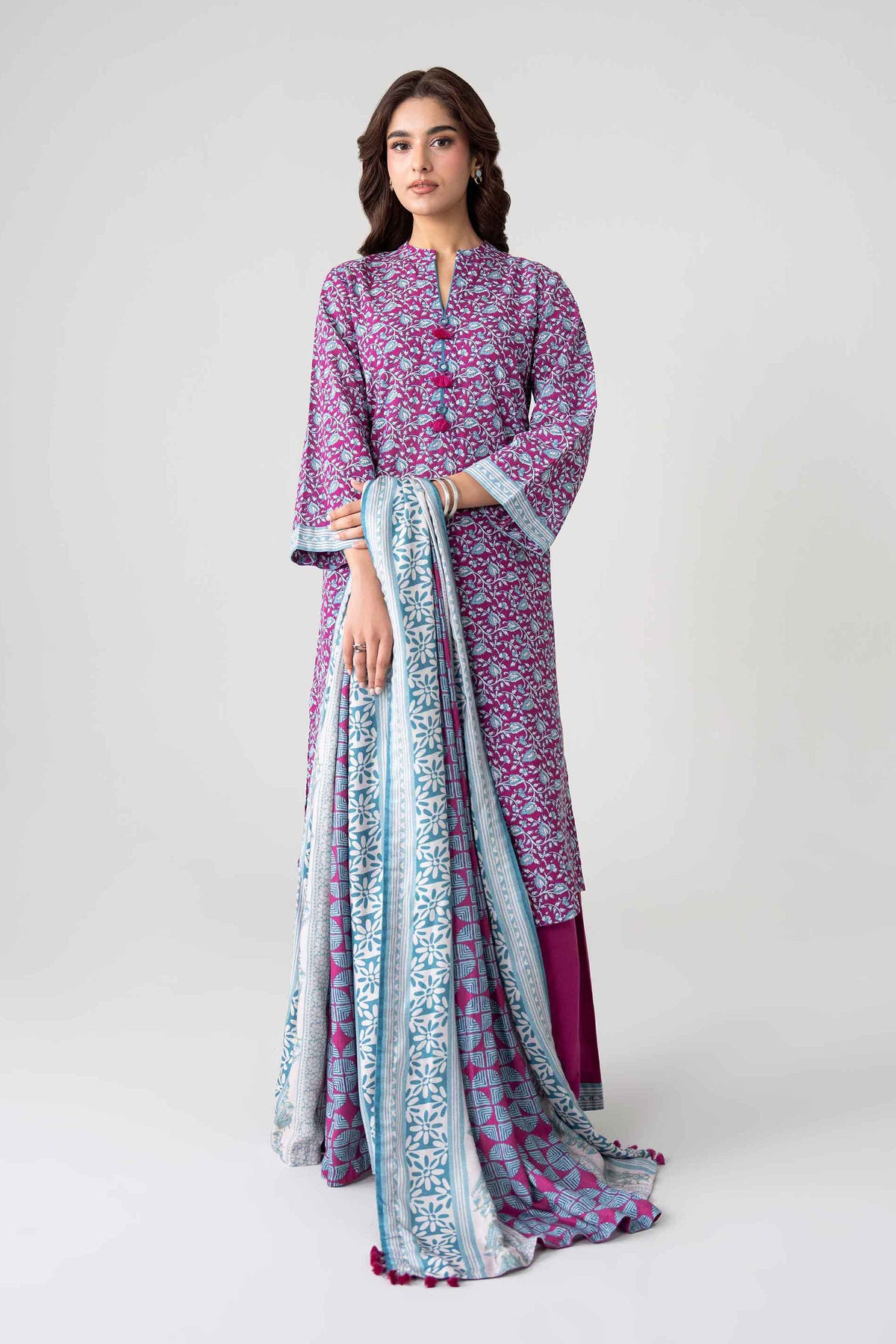 3 Piece - Printed Suit - FTB-COM-46