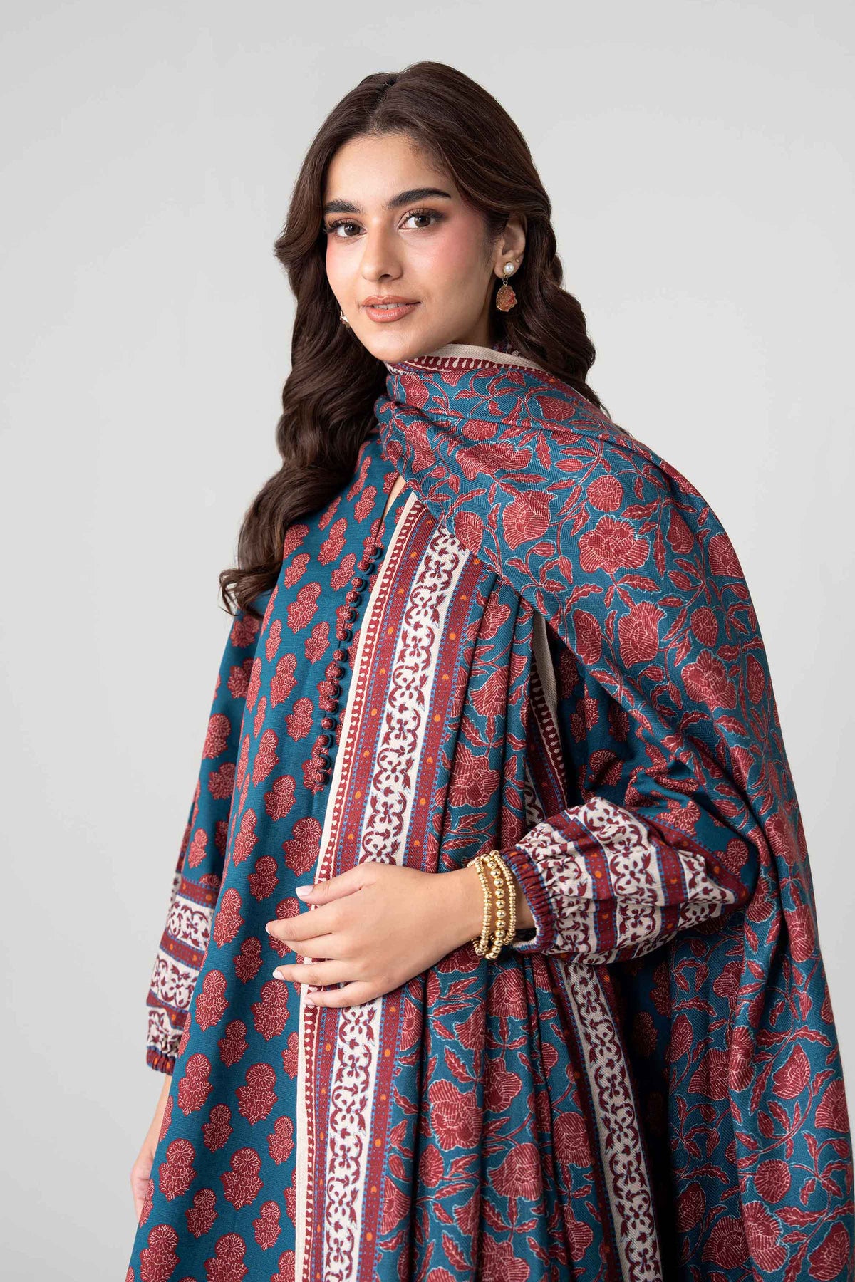 3 Piece - Printed Suit - FTB-COM-49