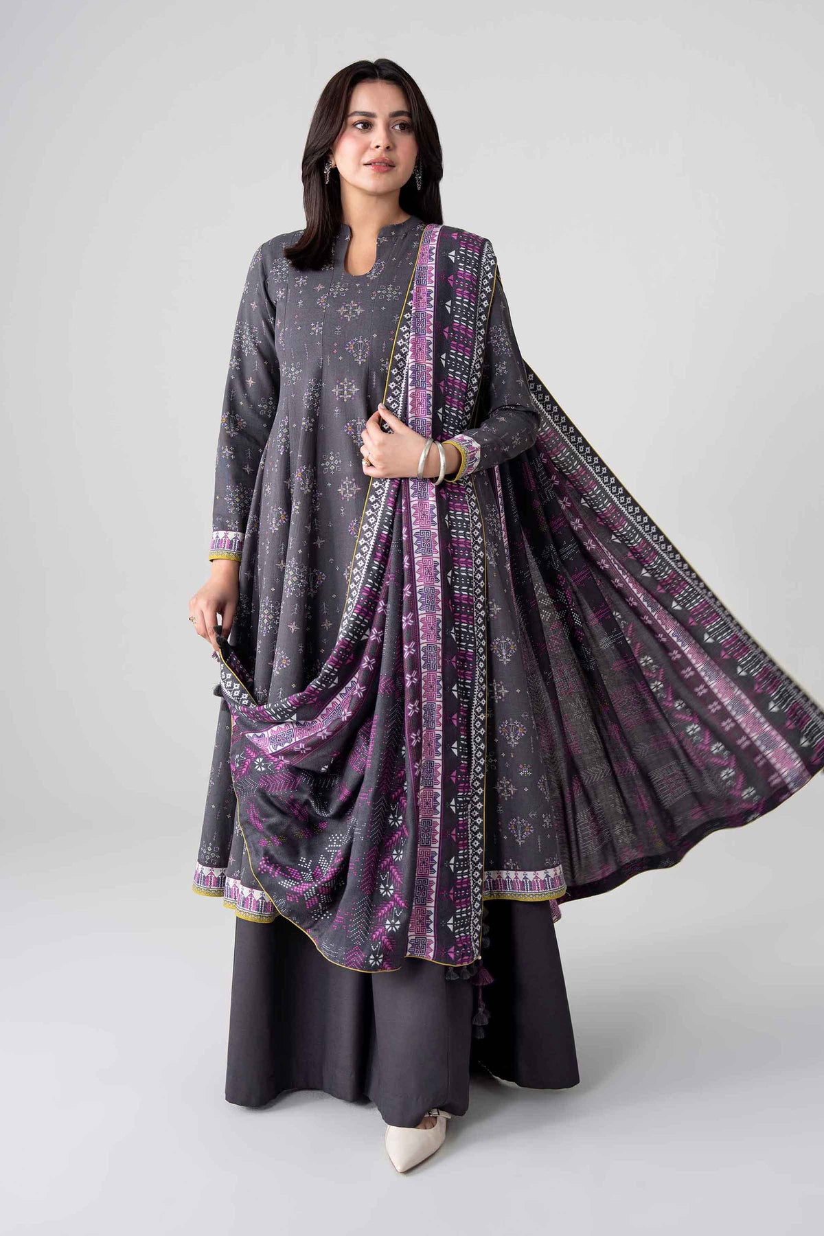 3 Piece - Printed Suit - FTB-COM-51
