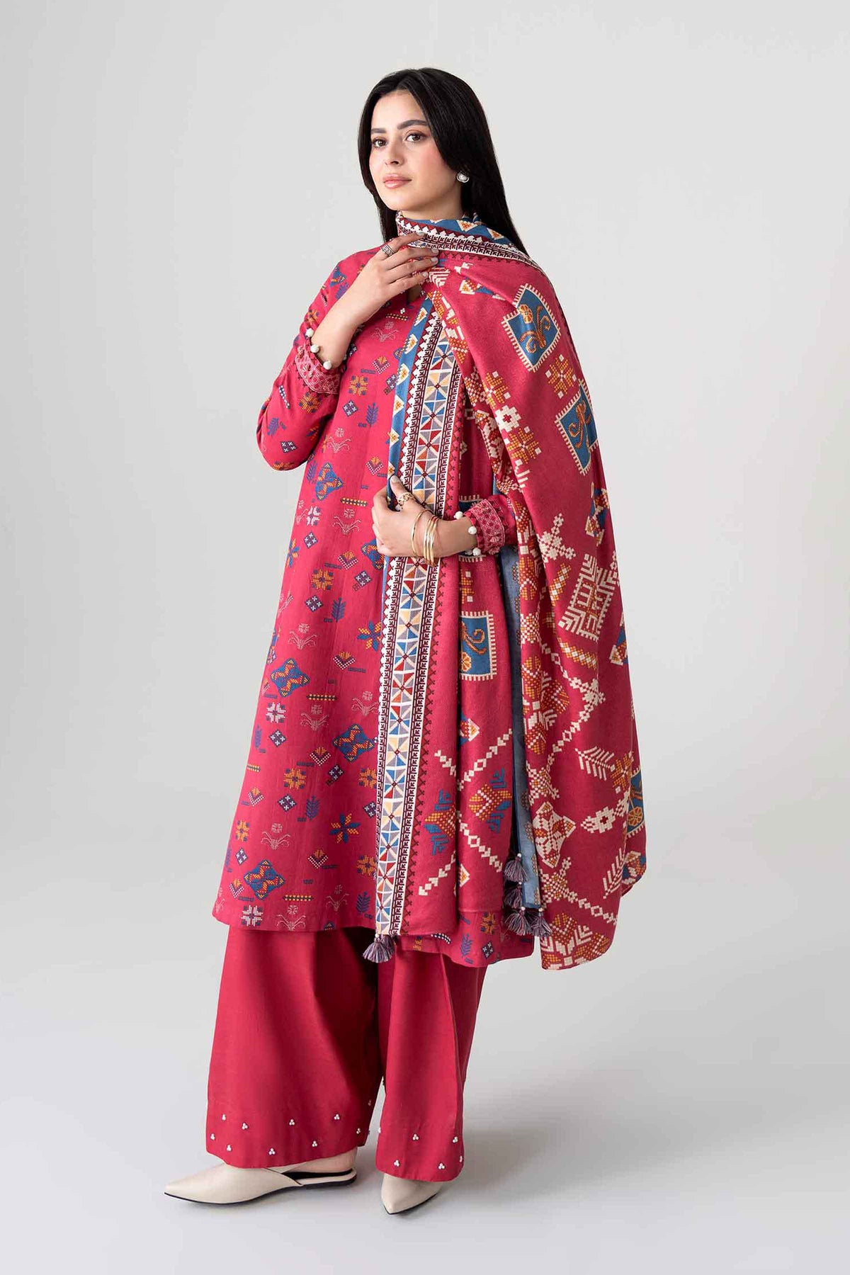 3 Piece - Printed Suit - FTB-COM-52