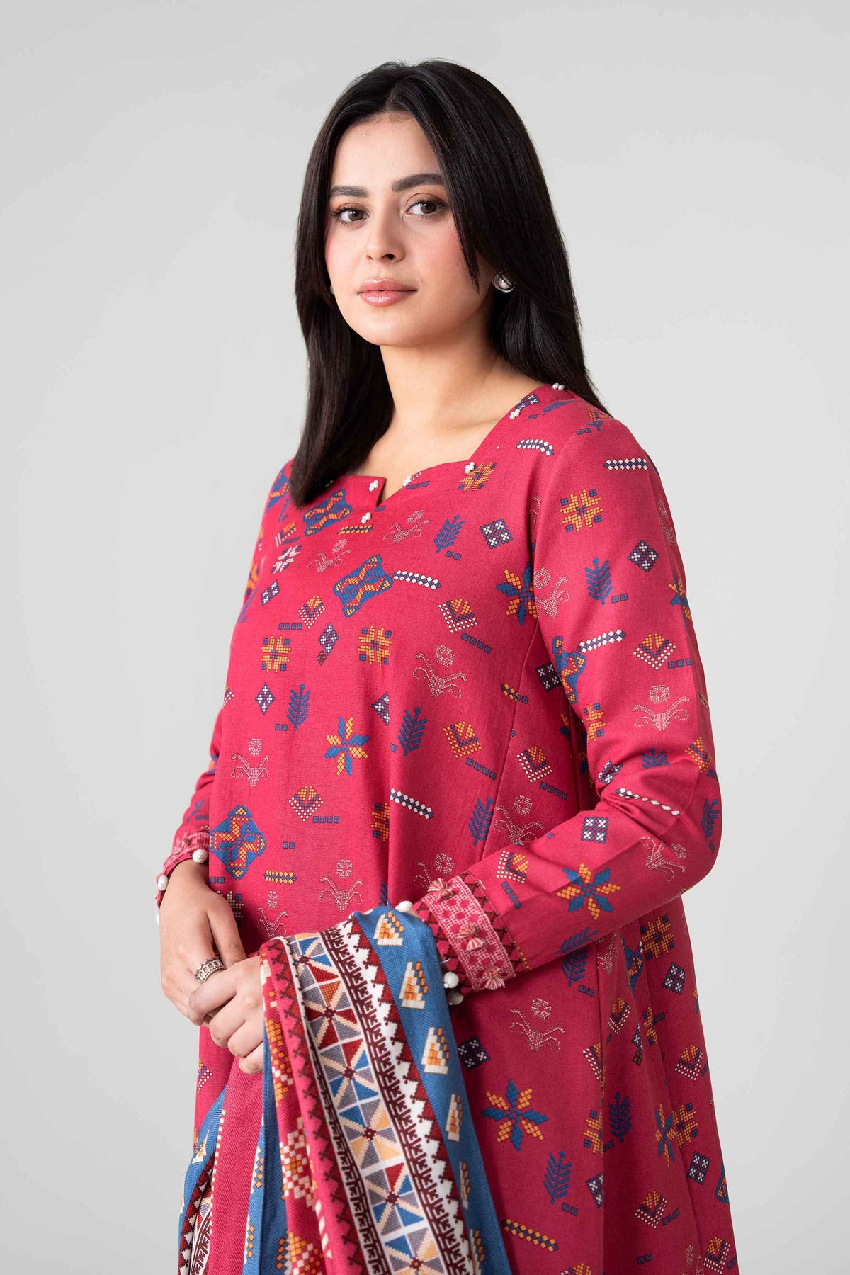3 Piece - Printed Suit - FTB-COM-52