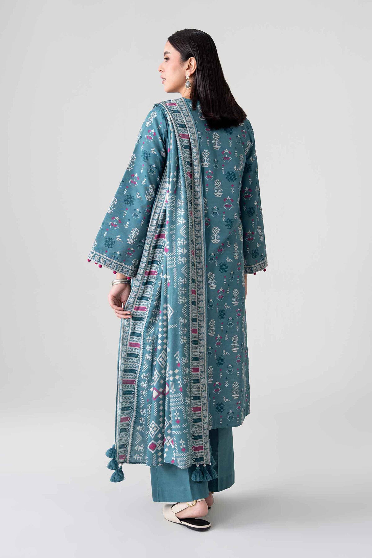 3 Piece - Printed Suit - FTB-COM-53