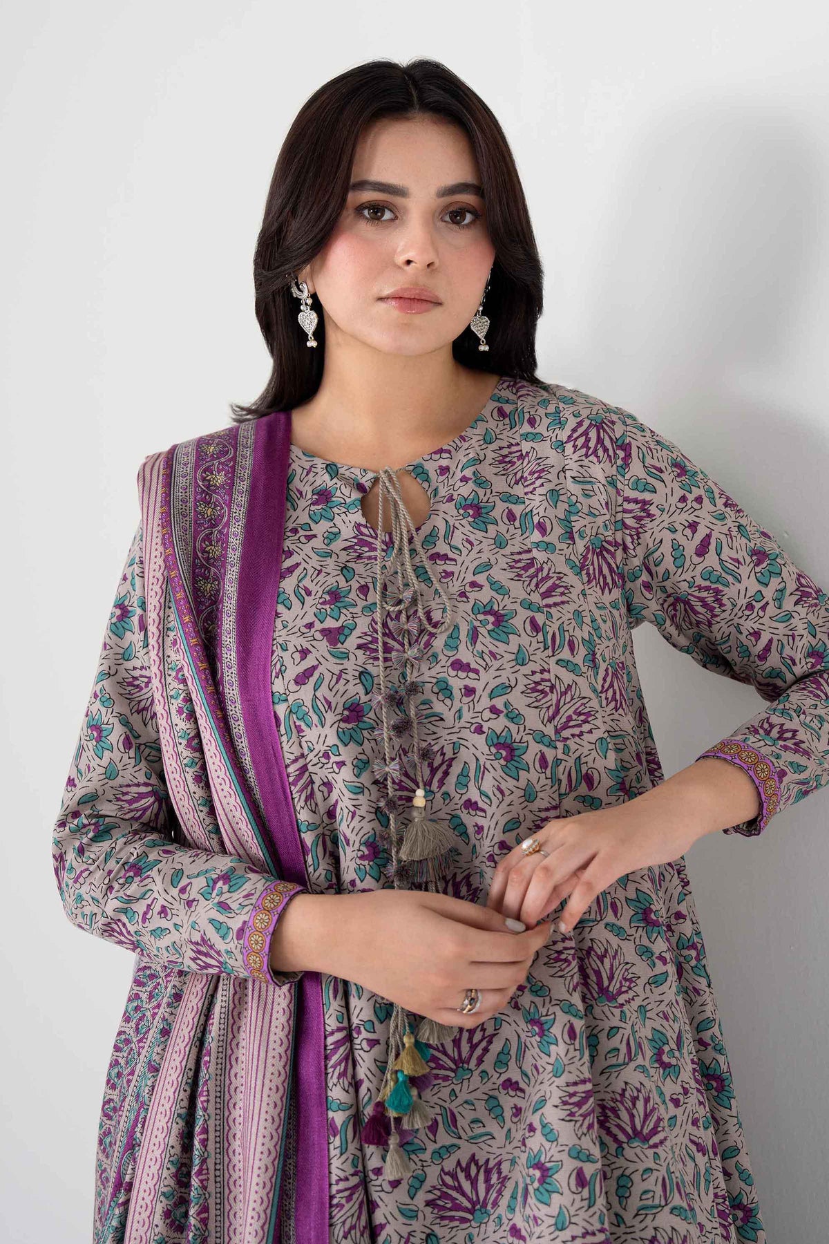 3 Piece - Printed Suit - FTB-COM-57