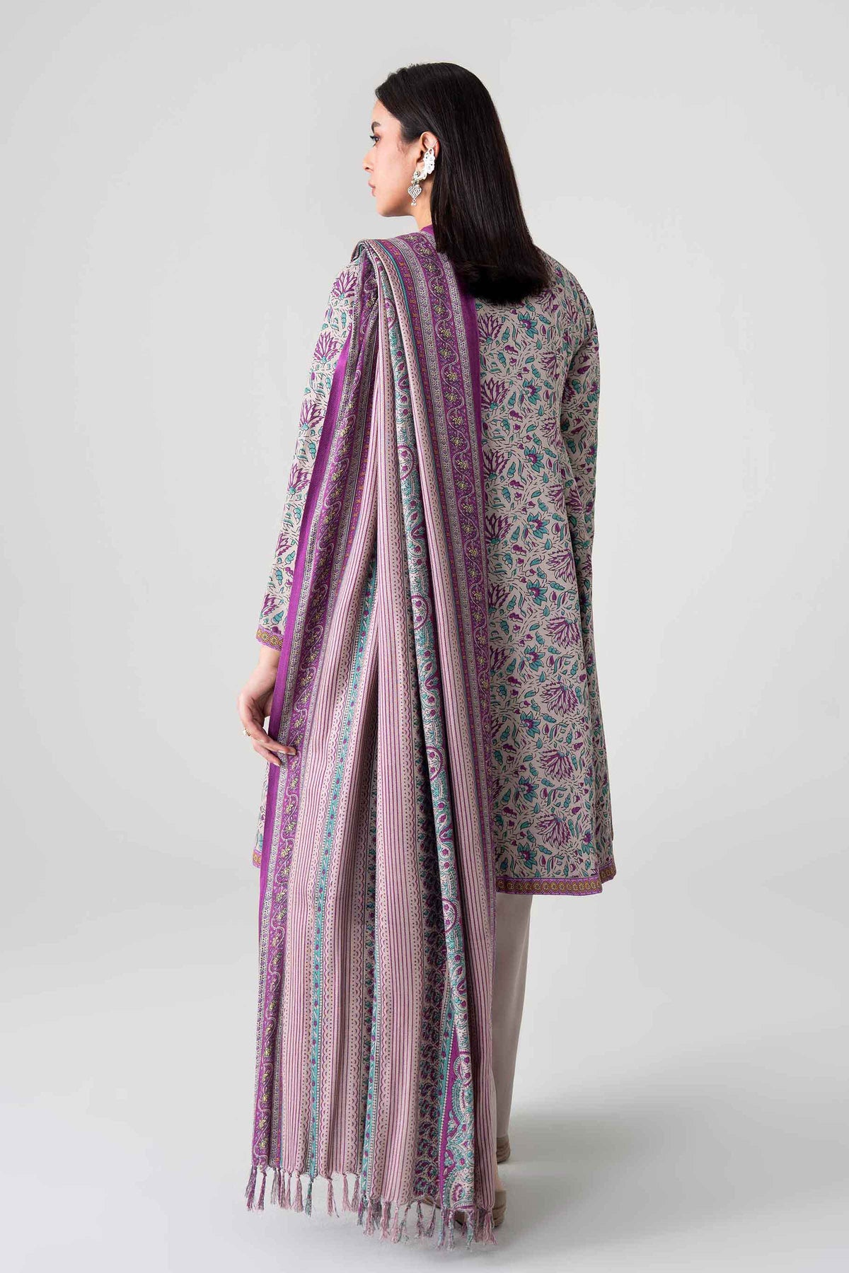 3 Piece - Printed Suit - FTB-COM-57