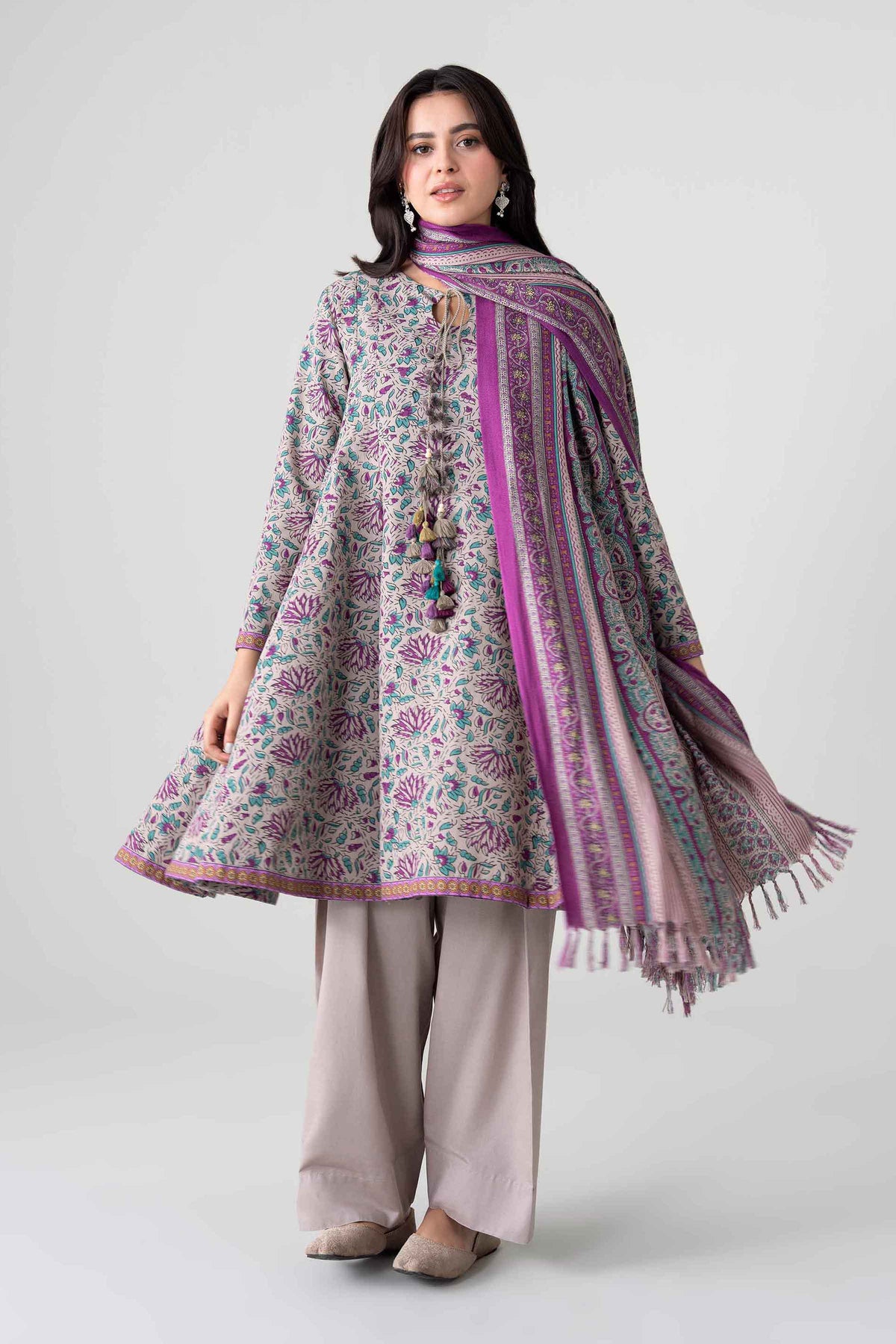 3 Piece - Printed Suit - FTB-COM-57
