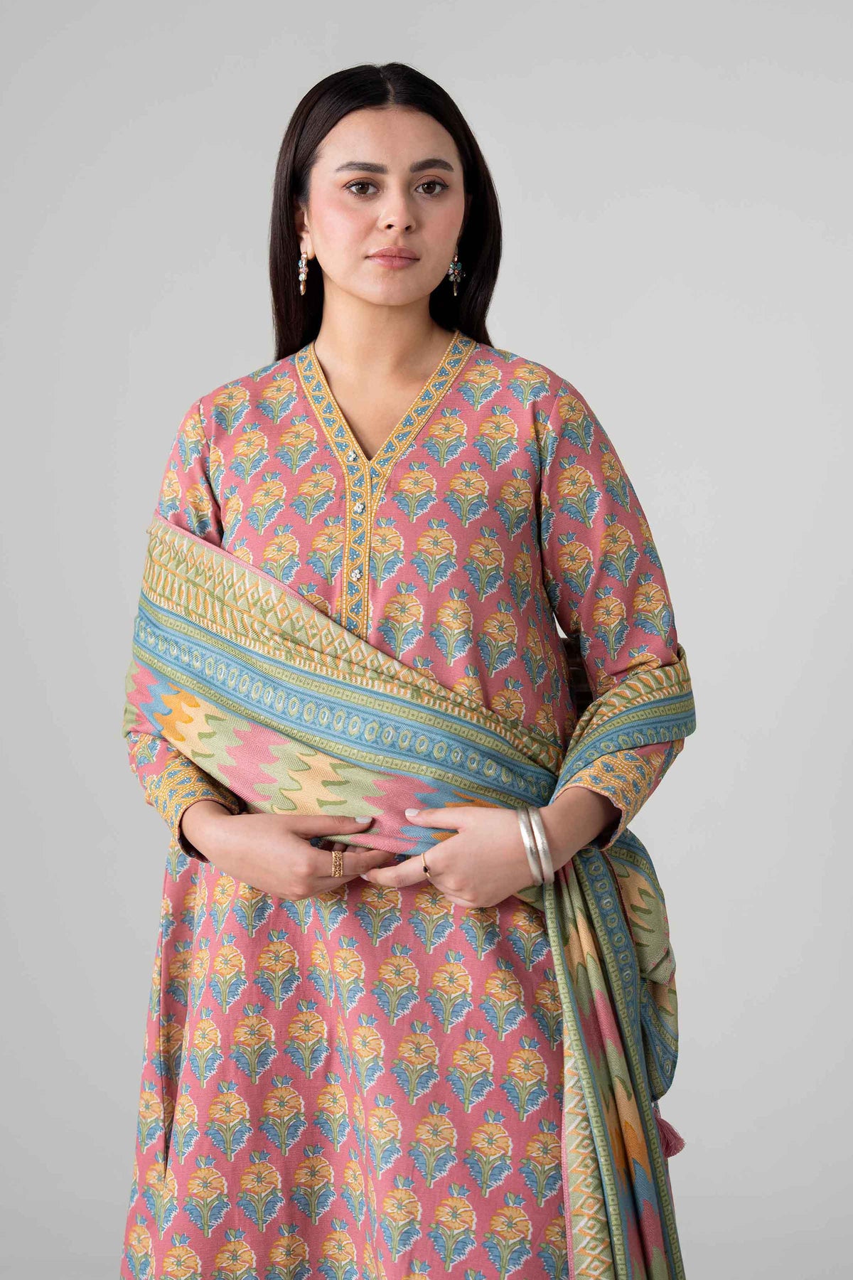 3 Piece - Printed Suit - FTB-COM-58