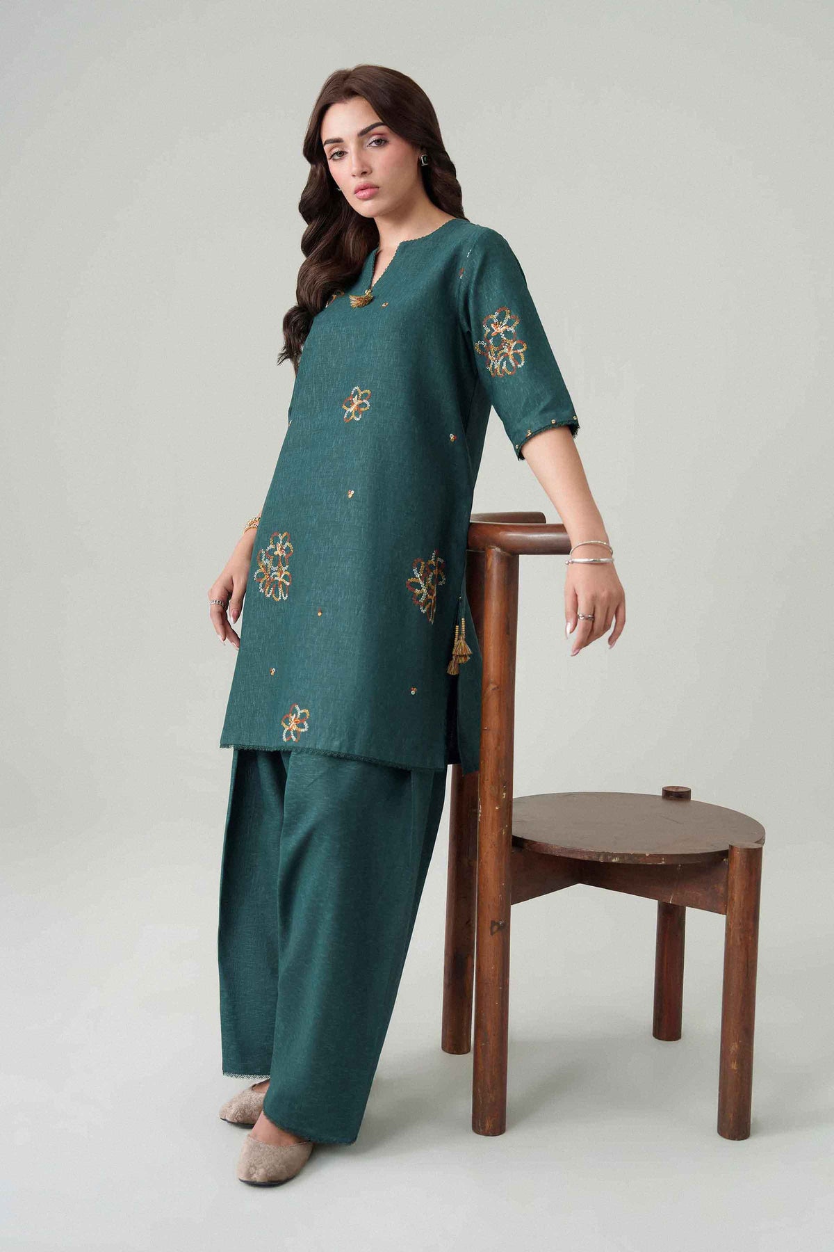 1 Piece - Dyed Printed Loose Fabric - 42604010