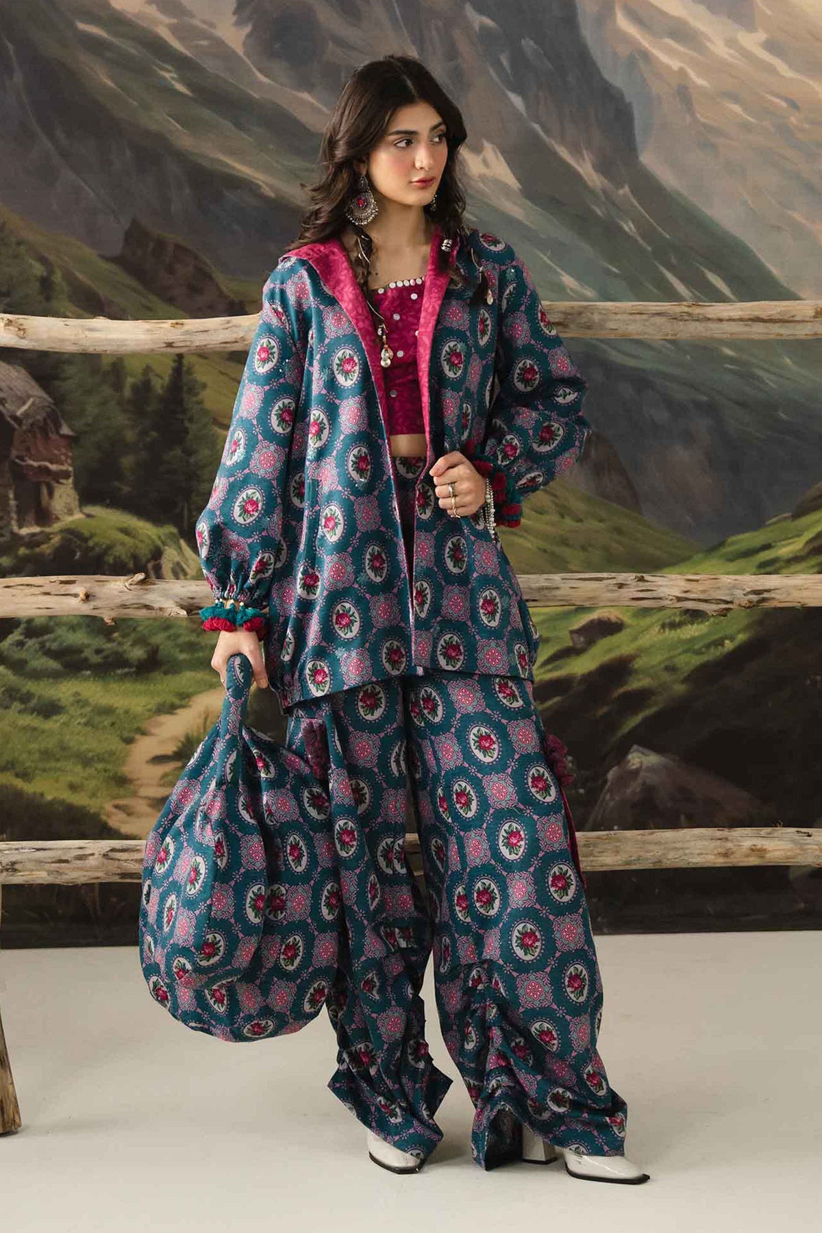 1 Piece - Printed Loose Fabric - 42604017
