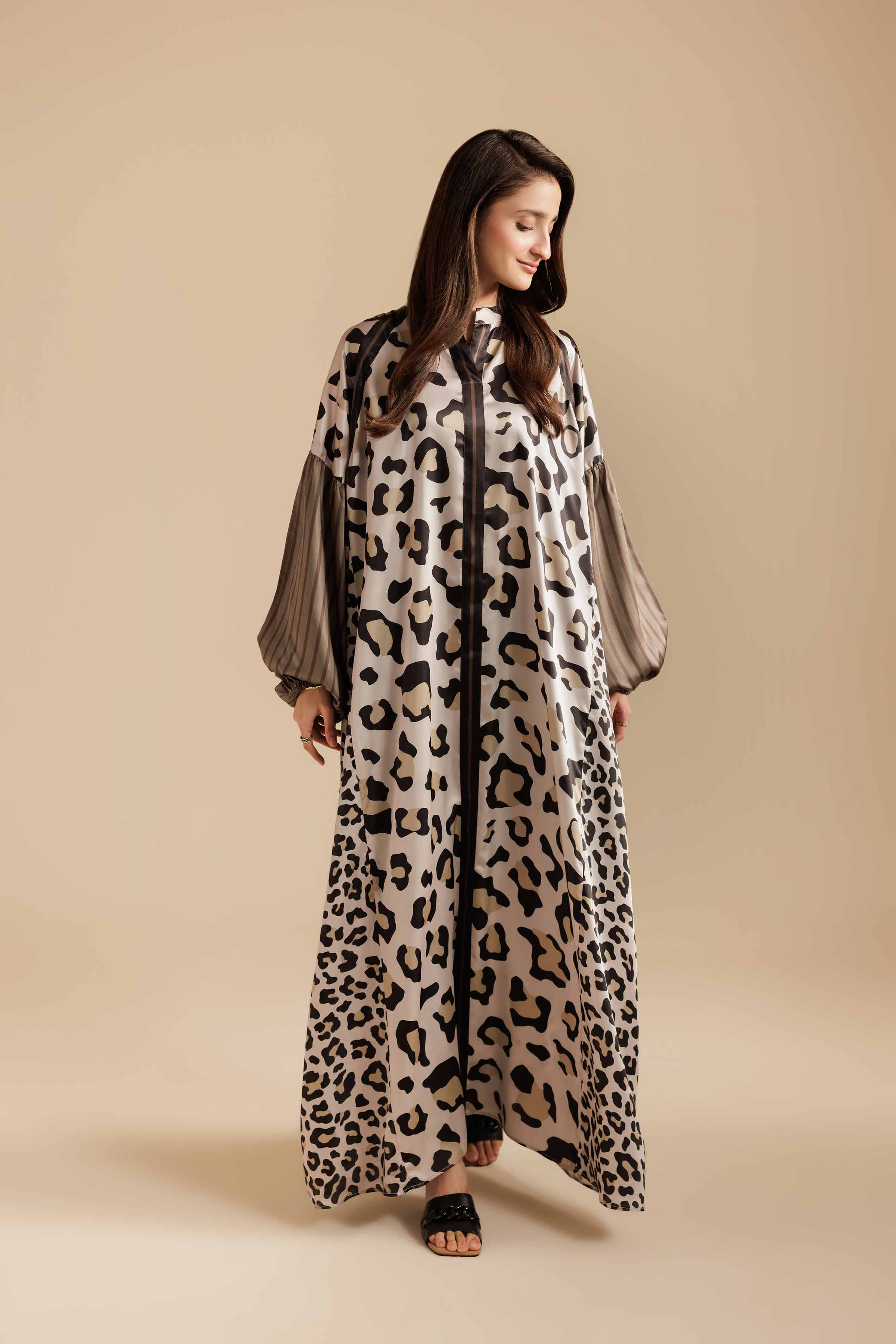 Printed Dress - FW25-08 for Women - Pret Collection | Nishat | Shop Online