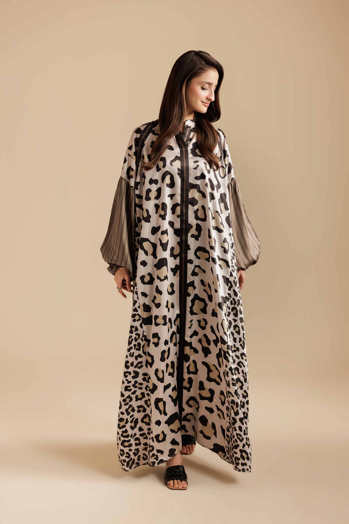 Printed Dress - FW25-08 for Women - Pret Collection | Nishat | Shop Online