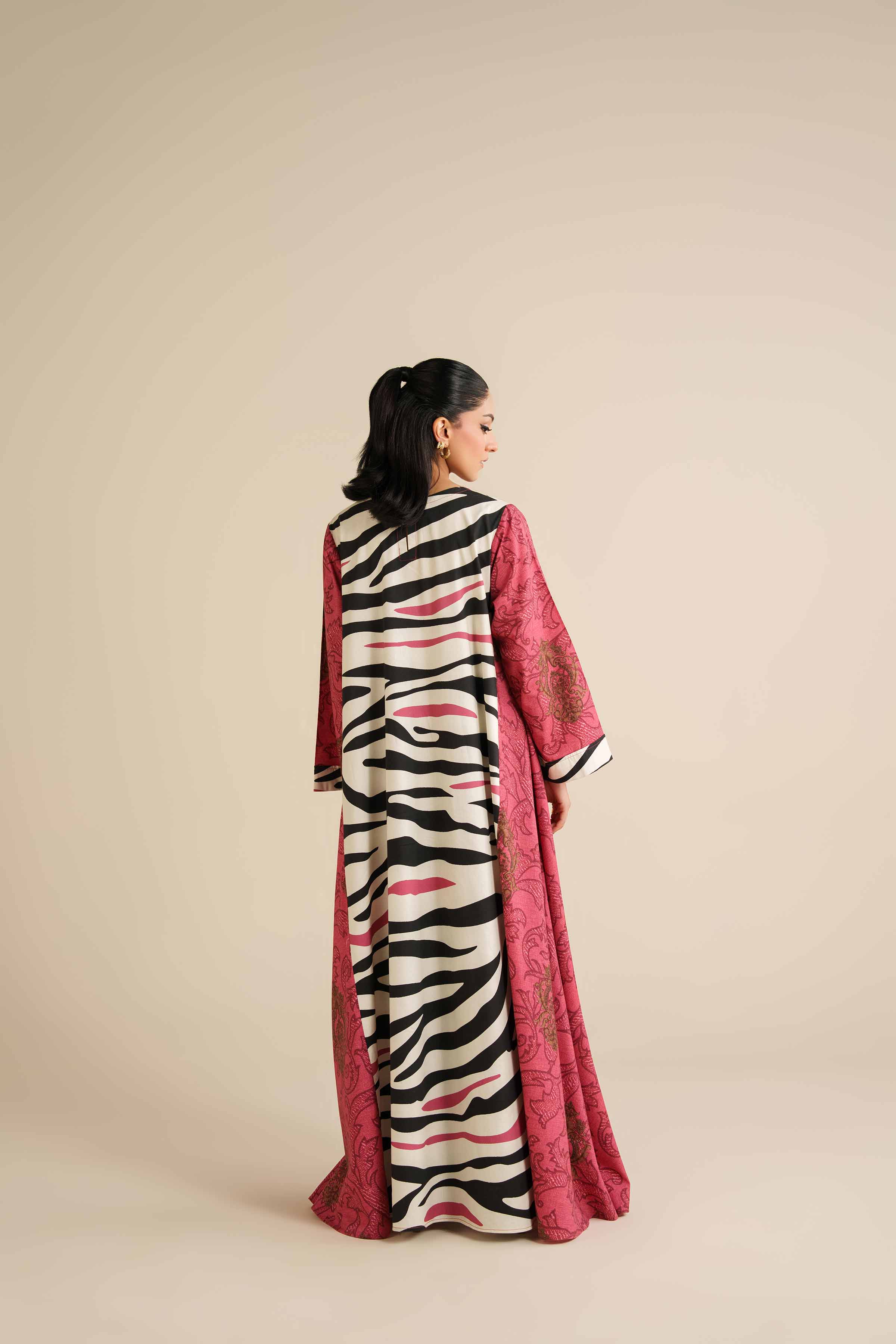 Printed Dress - FW25-12 for Women - Pret Collection | Nishat | Shop Online