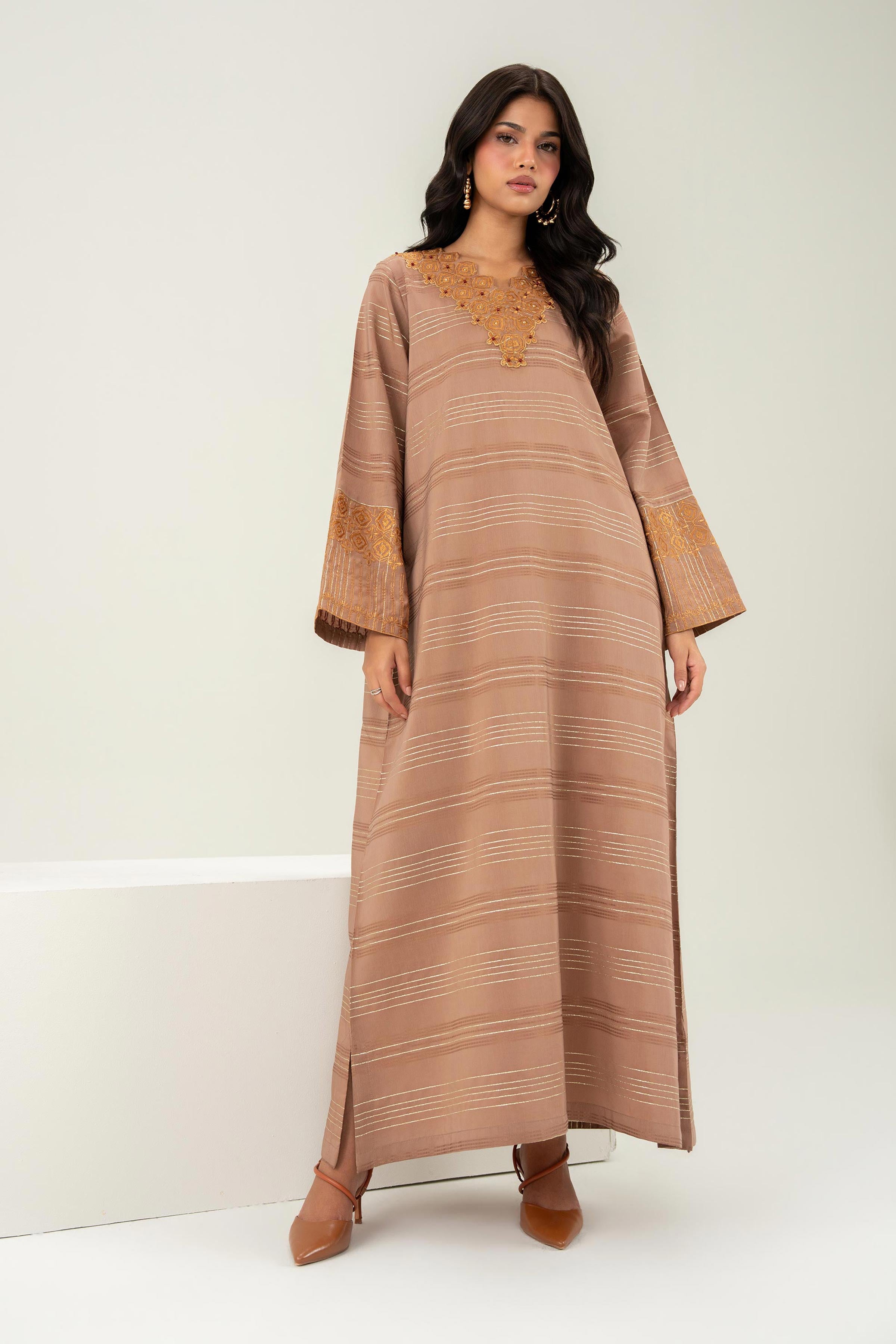 Embroidered Dress - FW25-16