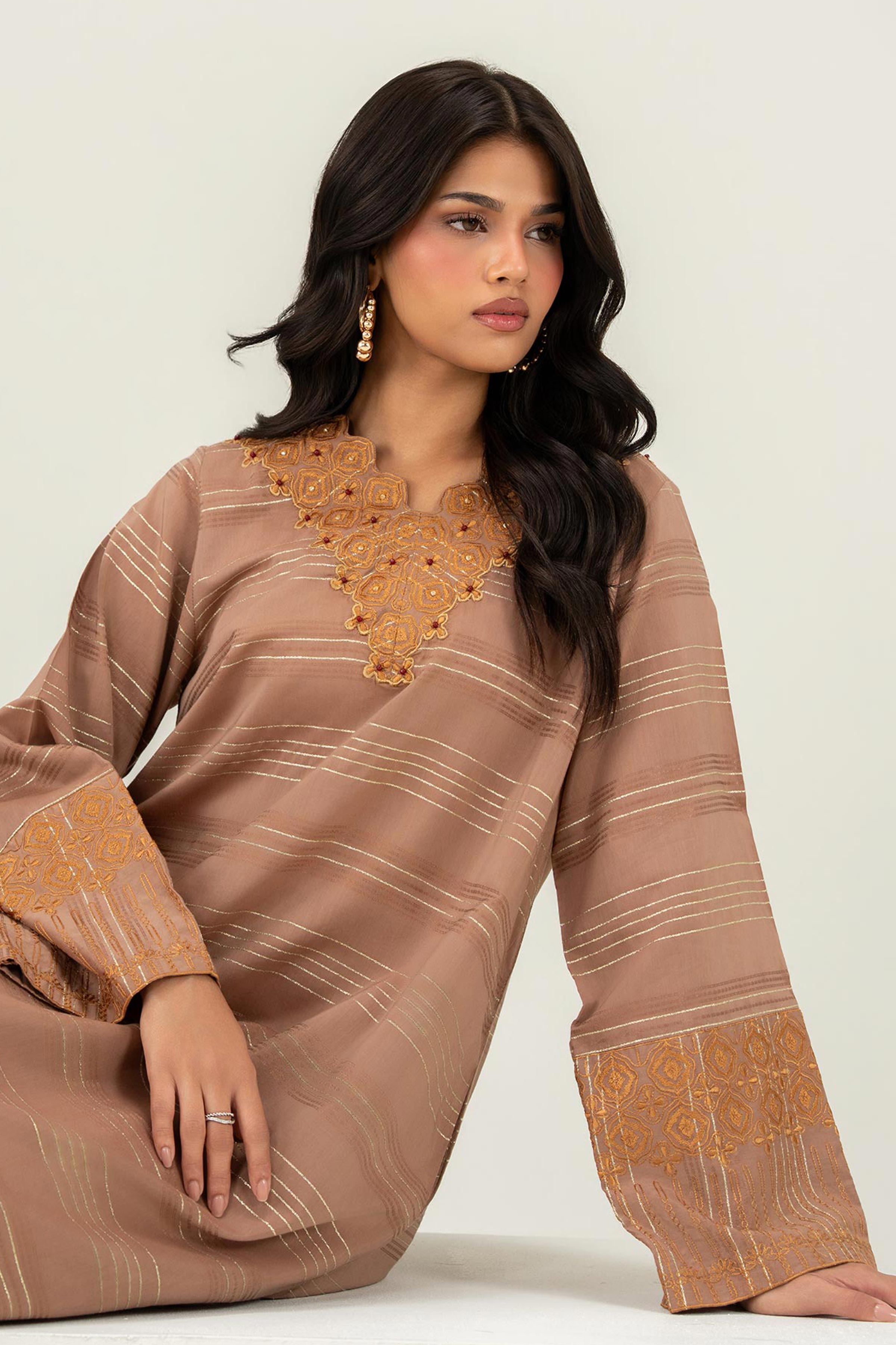 Embroidered Dress - FW25-16
