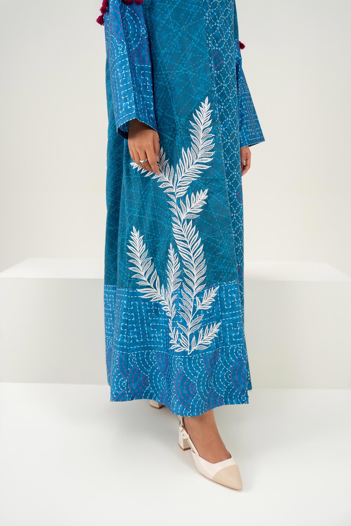 2 Piece - Embroidered Gown - FW25-21