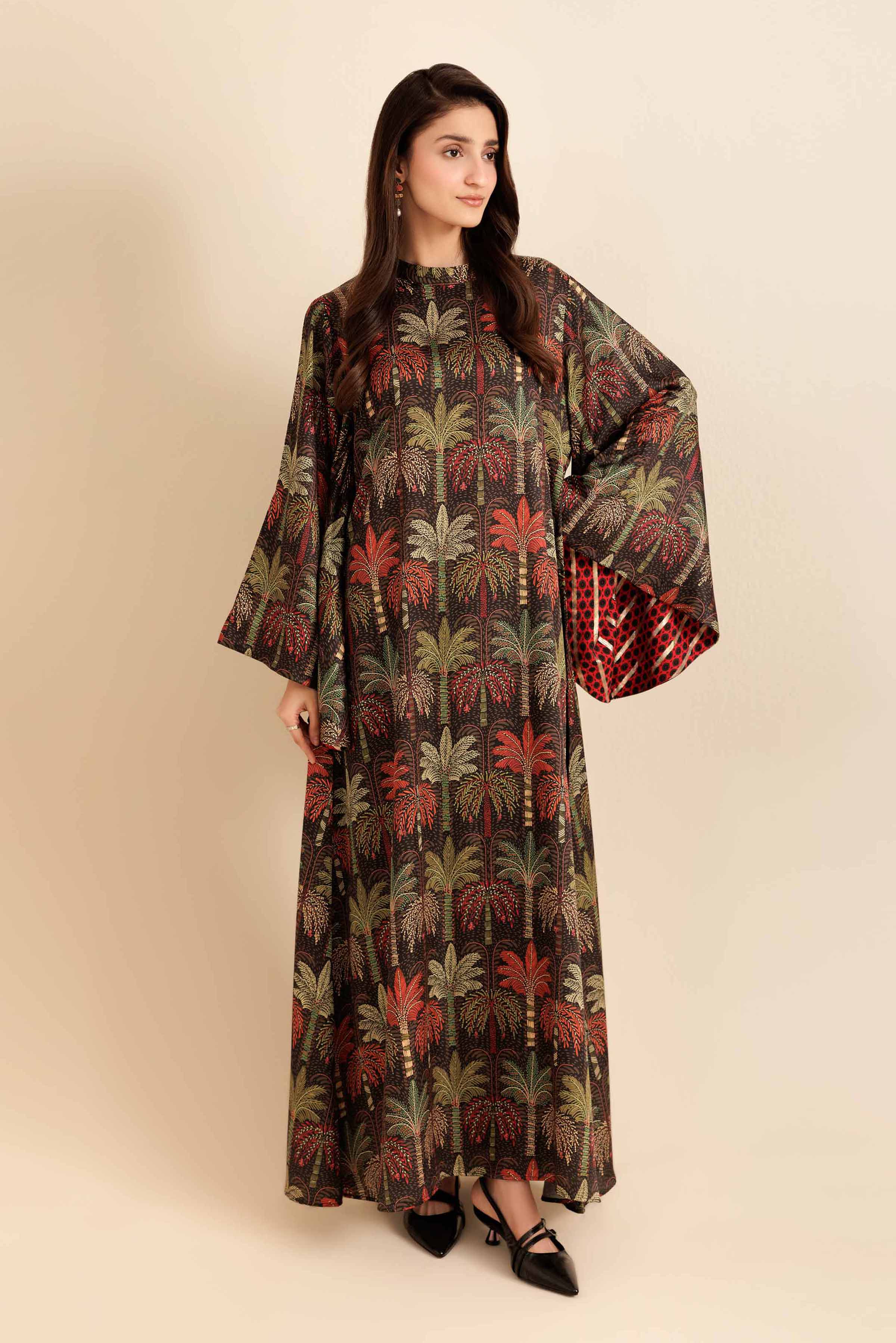 Printed Dress - FW25-24 for Women - Pret Collection | Nishat | Shop Online