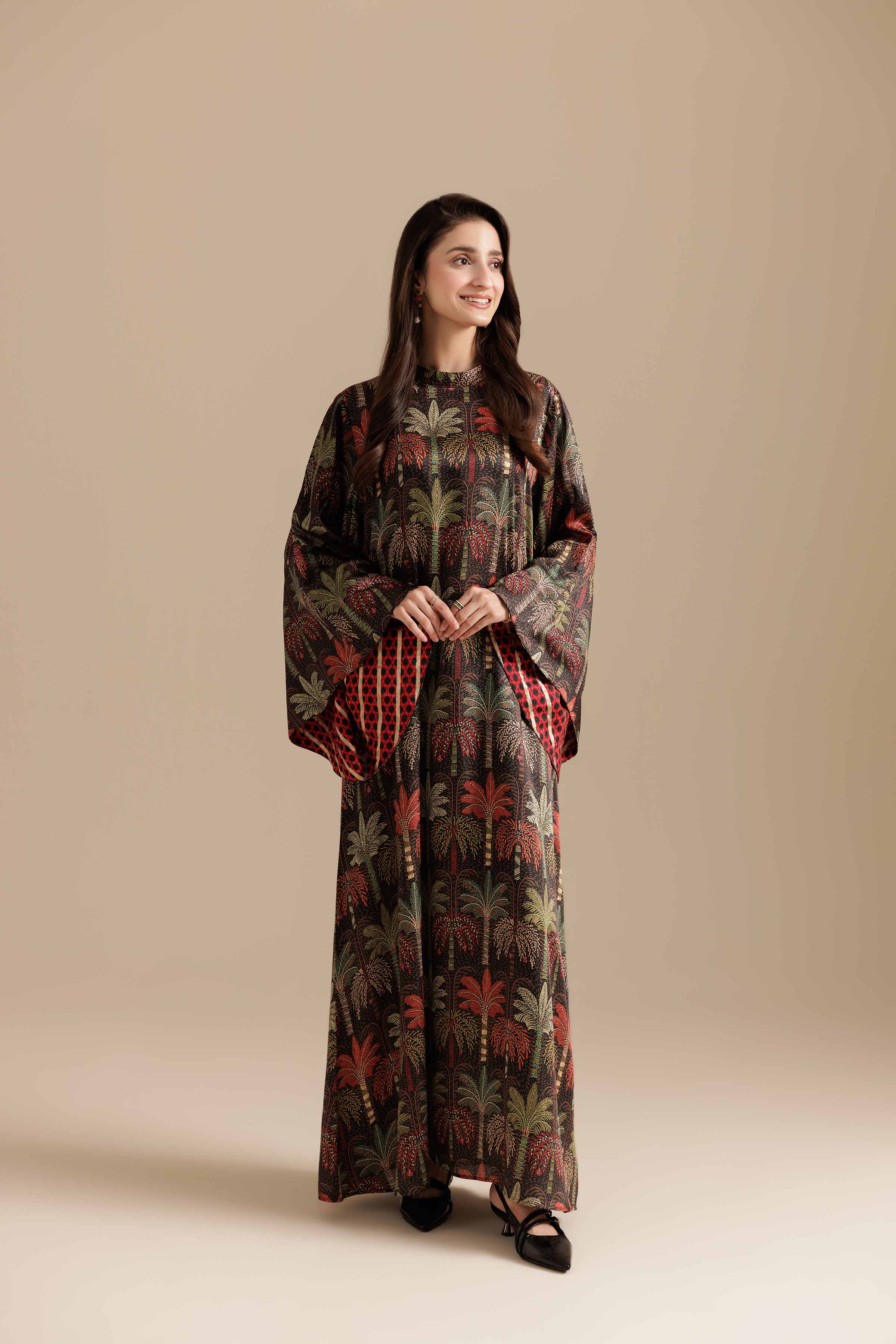 Printed Dress - FW25-24 for Women - Pret Collection | Nishat | Shop Online