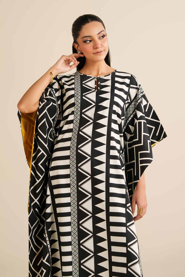 Printed Kaftan - FW25-30 for Women - Pret Collection | Nishat | Shop Online