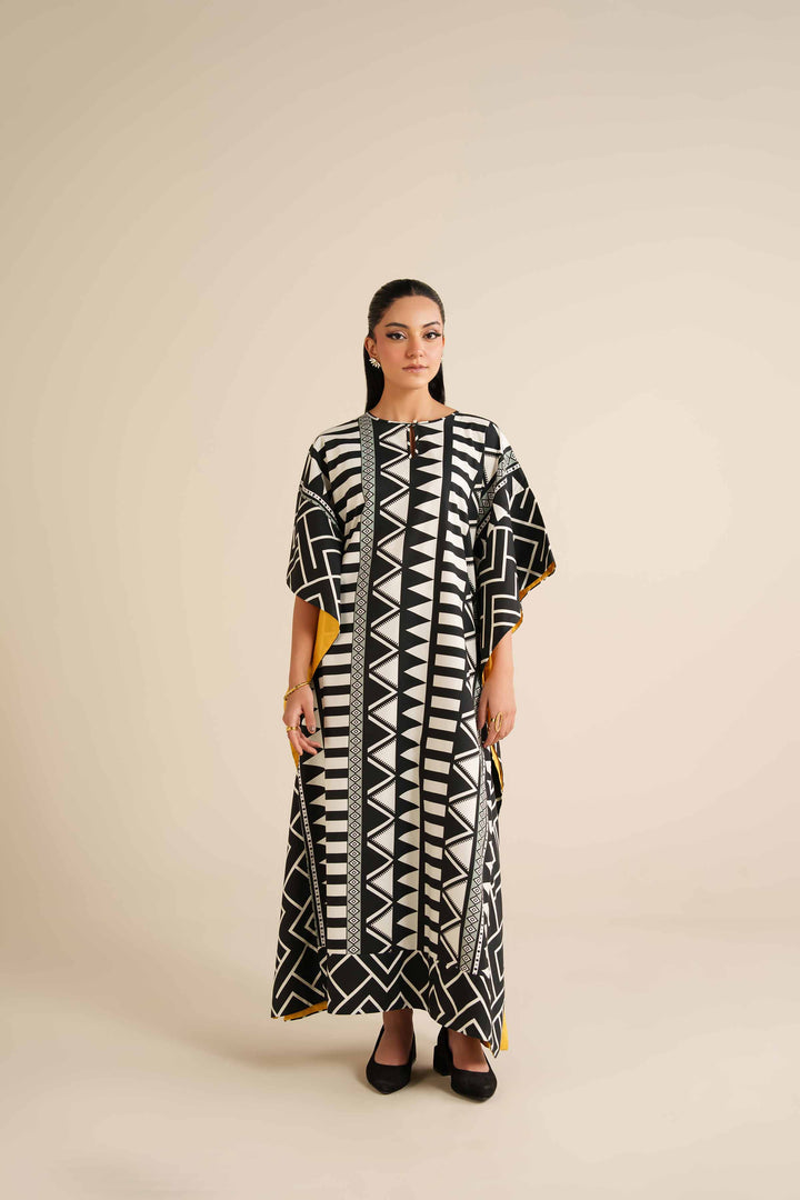 Printed Kaftan - FW25-30 for Women - Pret Collection | Nishat | Shop Online