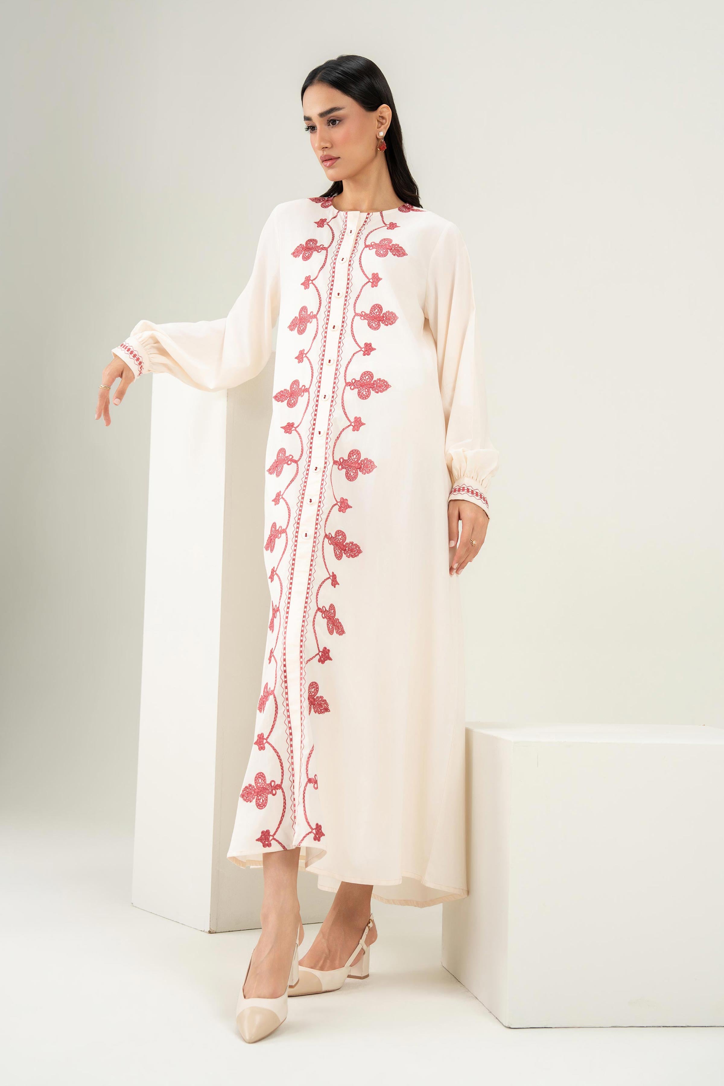 Embroidered Dress - FW25-32