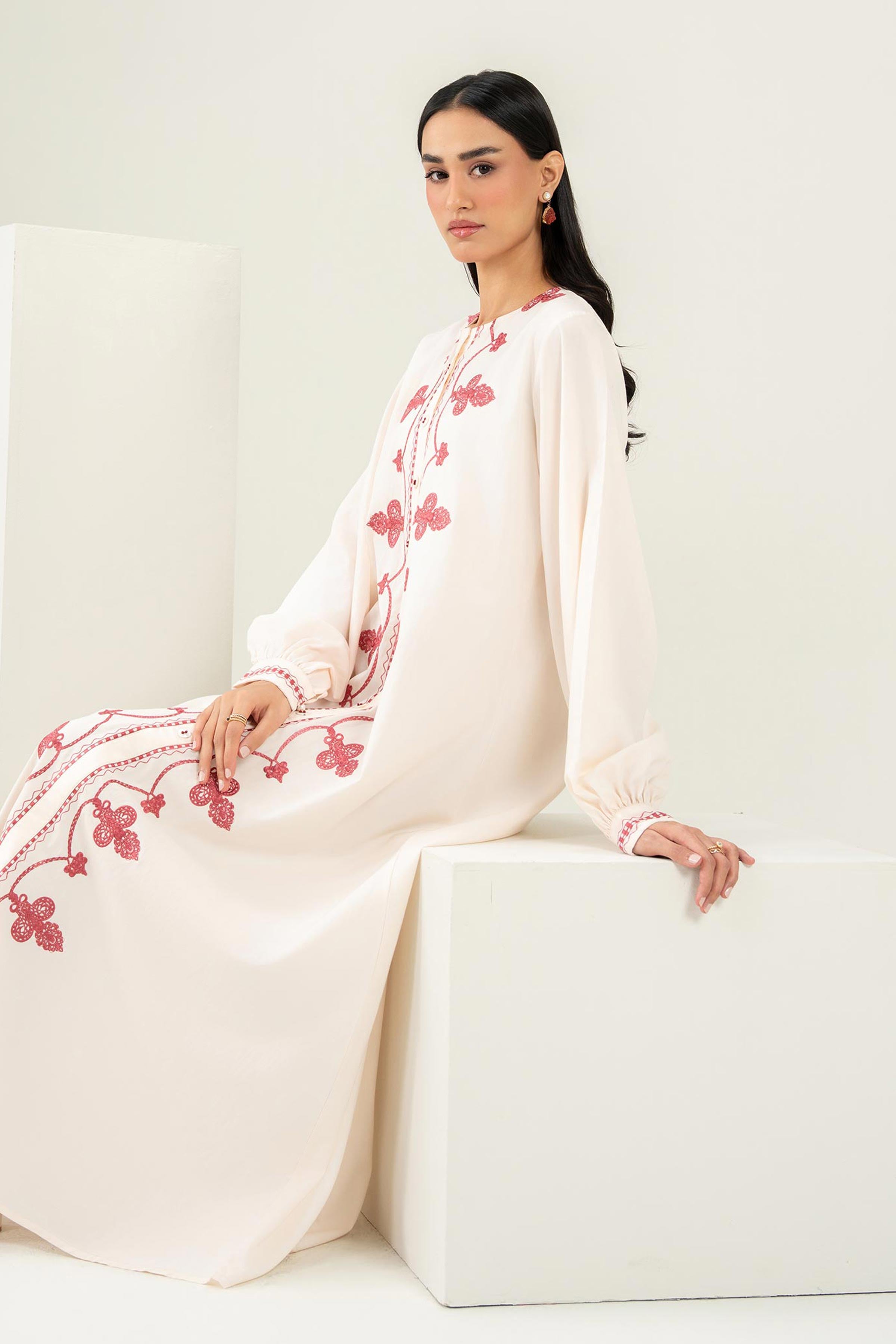 Embroidered Dress - FW25-32