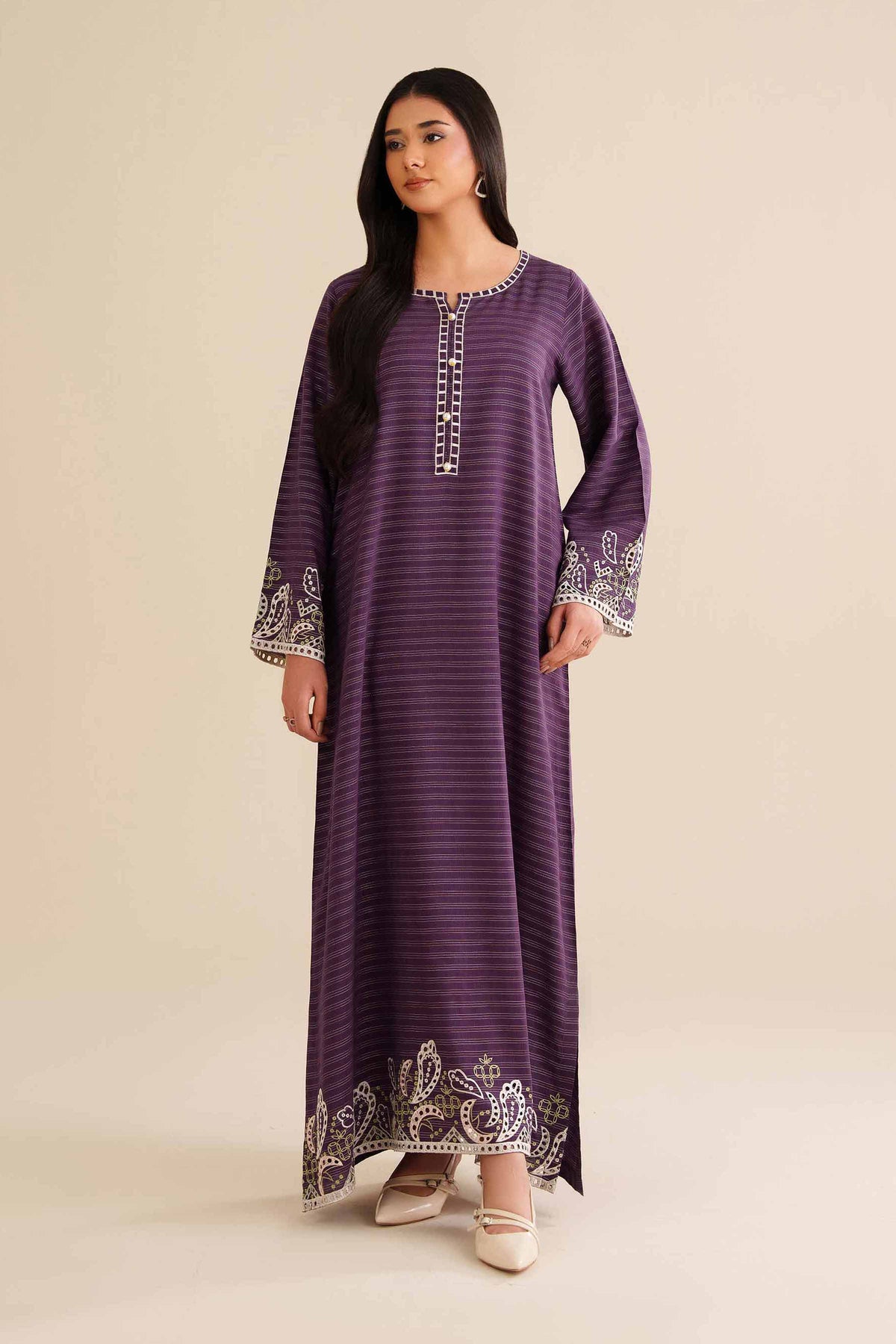 Embroidered Shirt - FW25-40 for Women - Pret Collection | Nishat | Shop Online