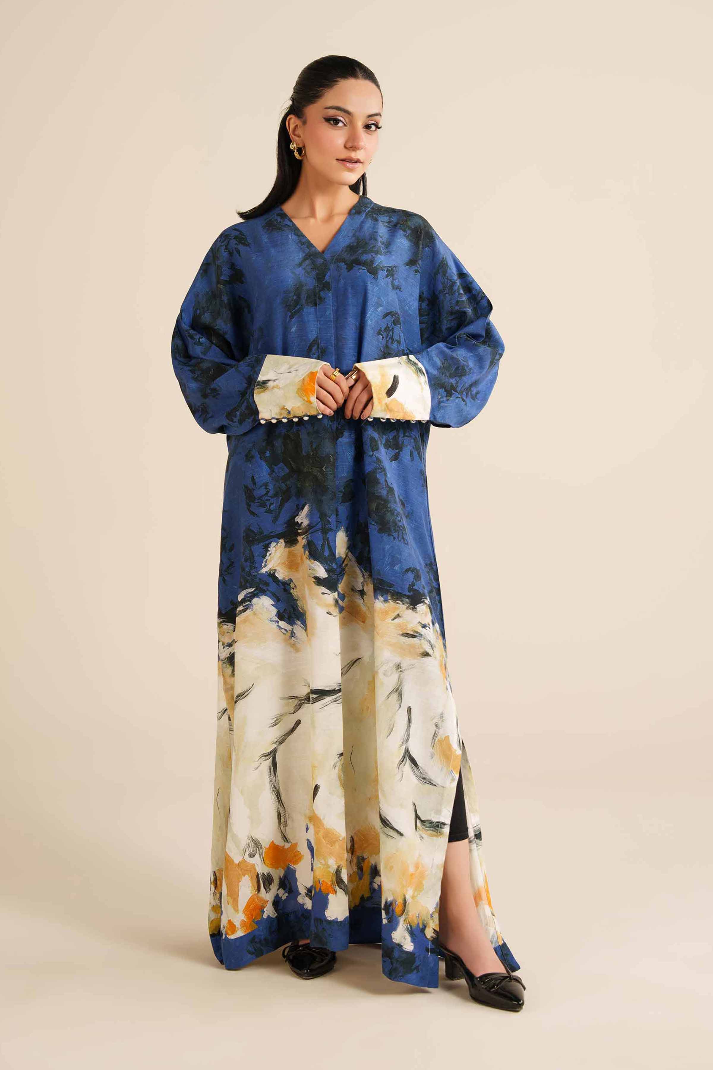 Printed Dress - FW25-41 for Women - Pret Collection | Nishat | Shop Online