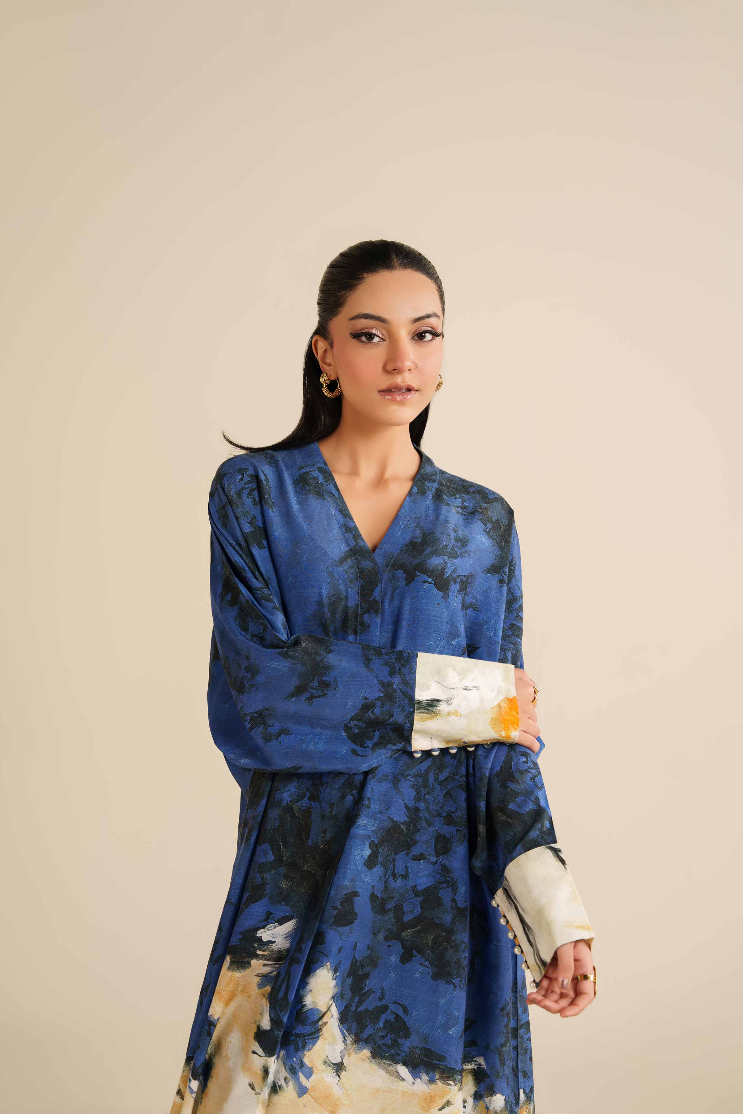 Printed Dress - FW25-41 for Women - Pret Collection | Nishat | Shop Online