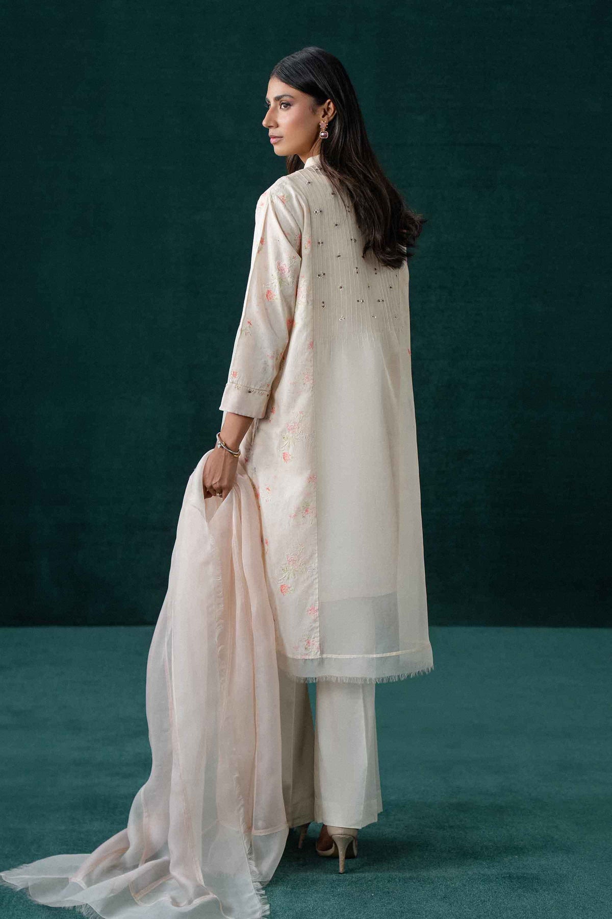 3 Piece - Printed Embroidered Suit - KBS26-07  for Women - Boutique Collection | Nishat | Shop Online