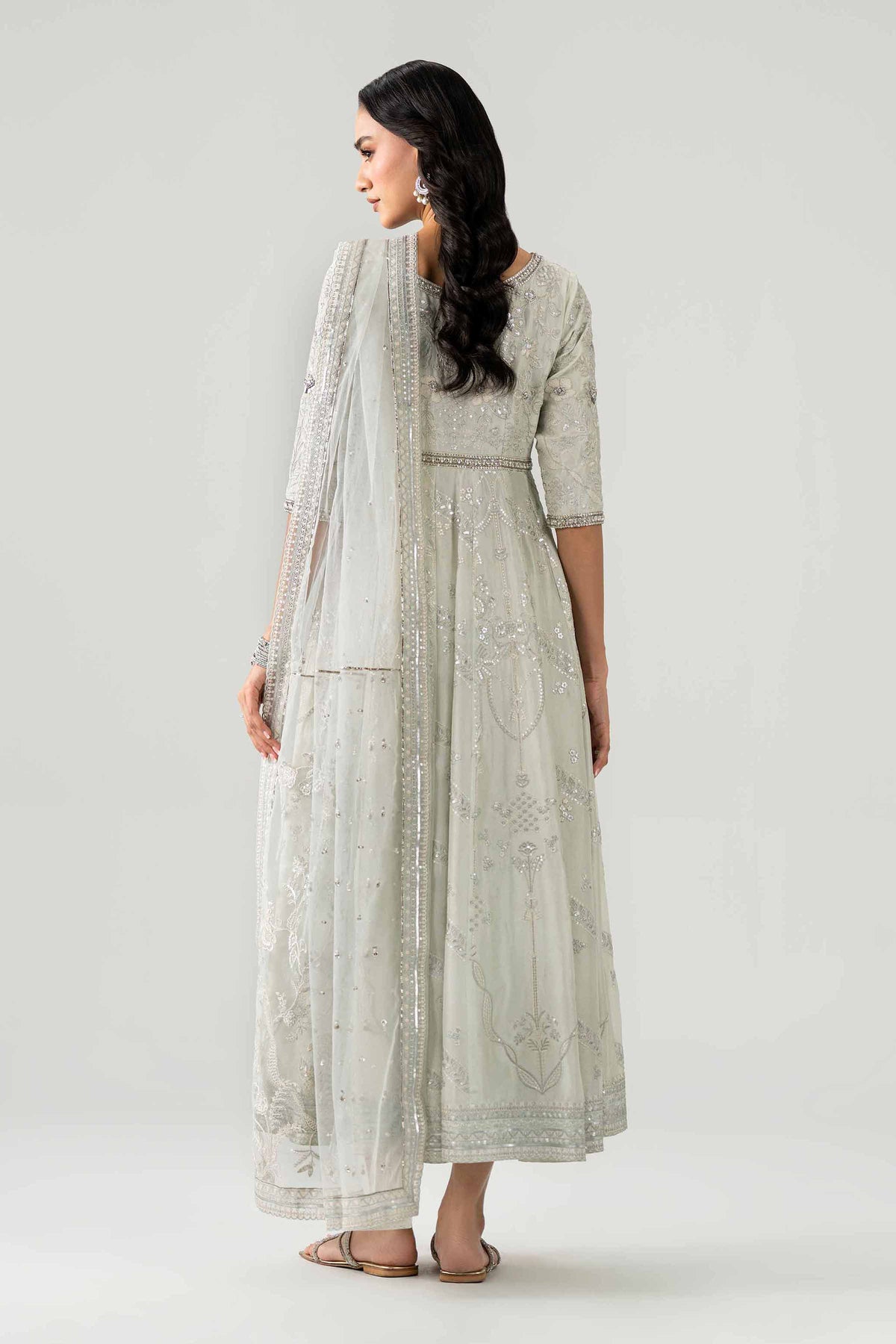 2 Piece - Embroidered Suit - KBS26-100