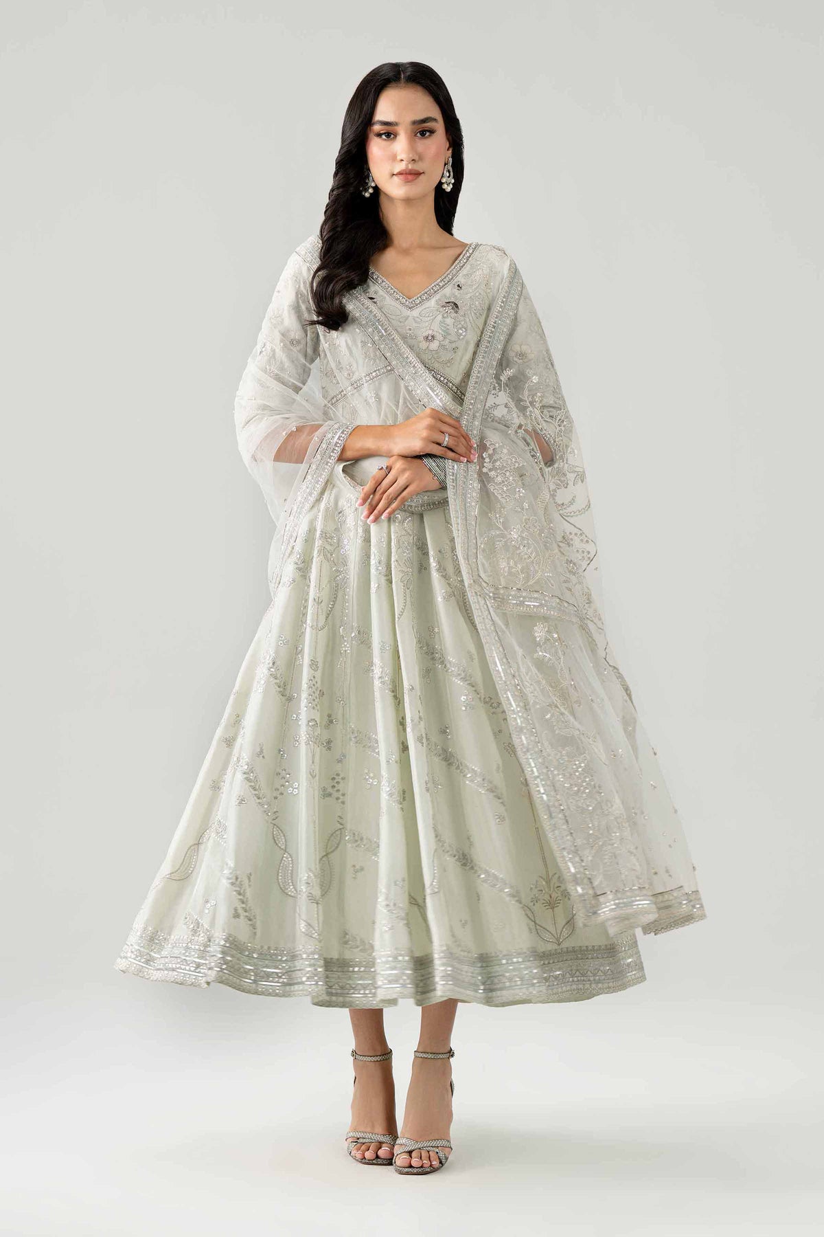 2 Piece - Embroidered Suit - KBS26-100
