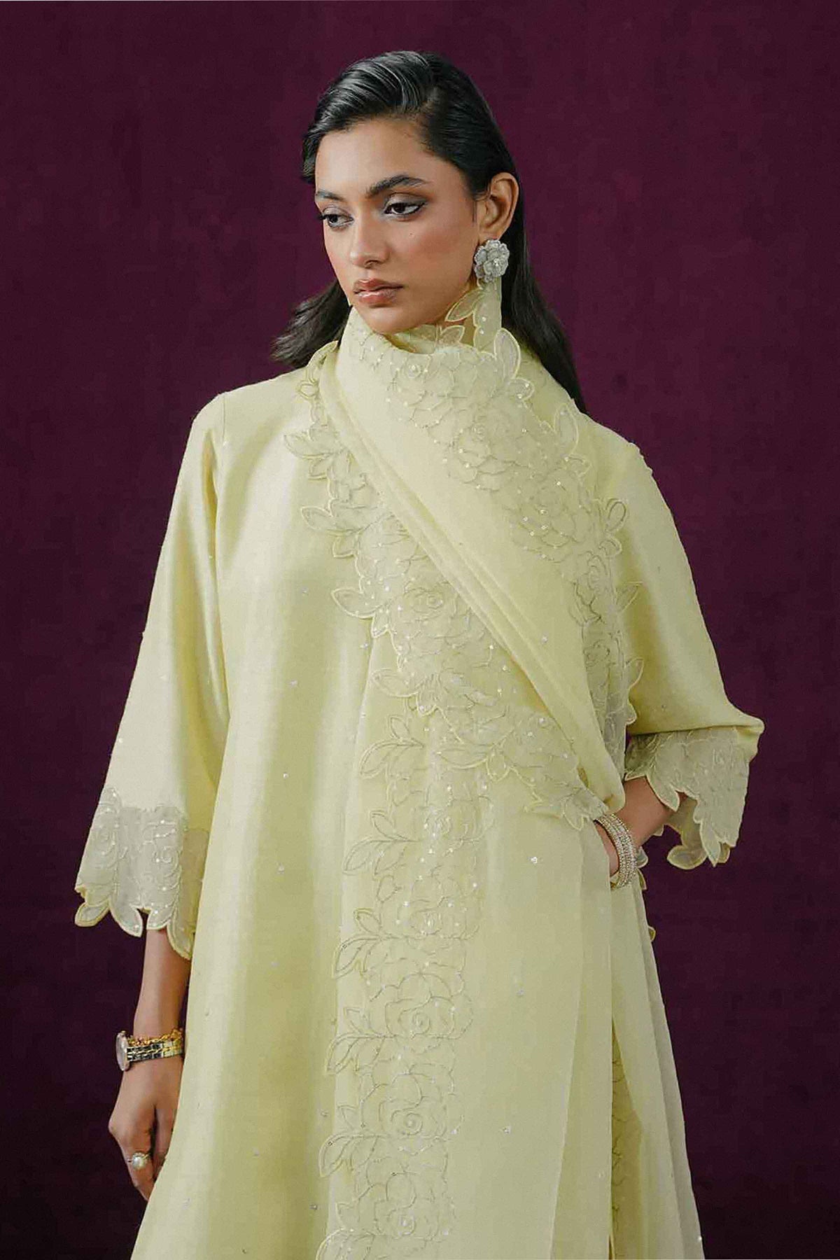 3 PIECE - EMBROIDERED SUIT - KBS26-119 for Women - Boutique Collection | Nishat | Shop Online 