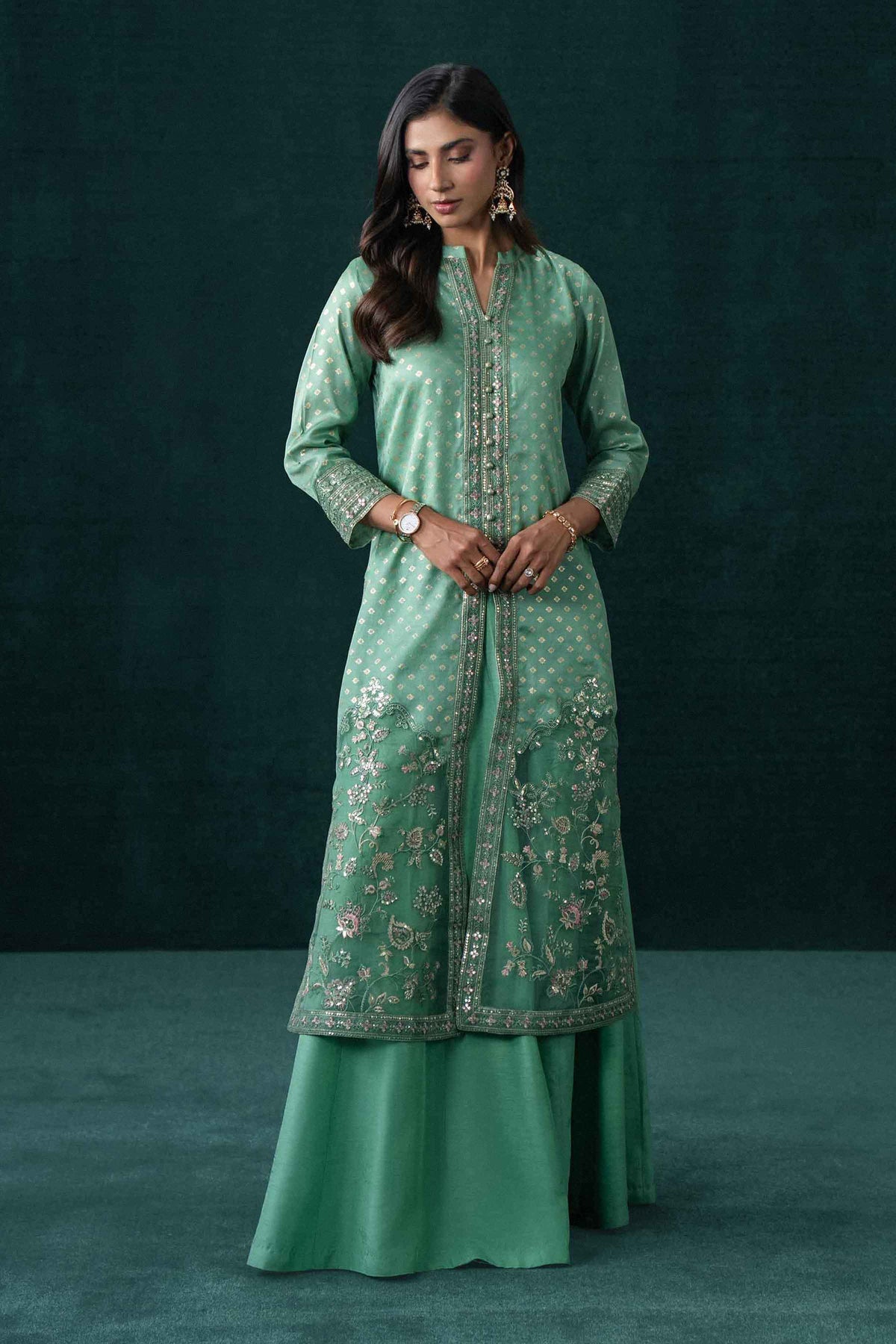 2 Piece - Printed Embroidered Suit - KBS26-134  for Women - Boutique Collection | Nishat | Shop Online