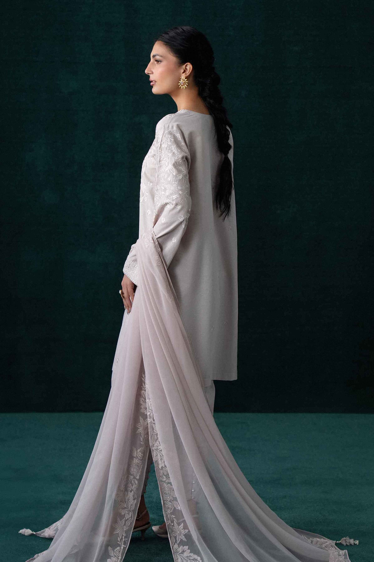 3 Piece - Embroidered Suit - KBS26-38  for Women - Boutique Collection | Nishat | Shop Online