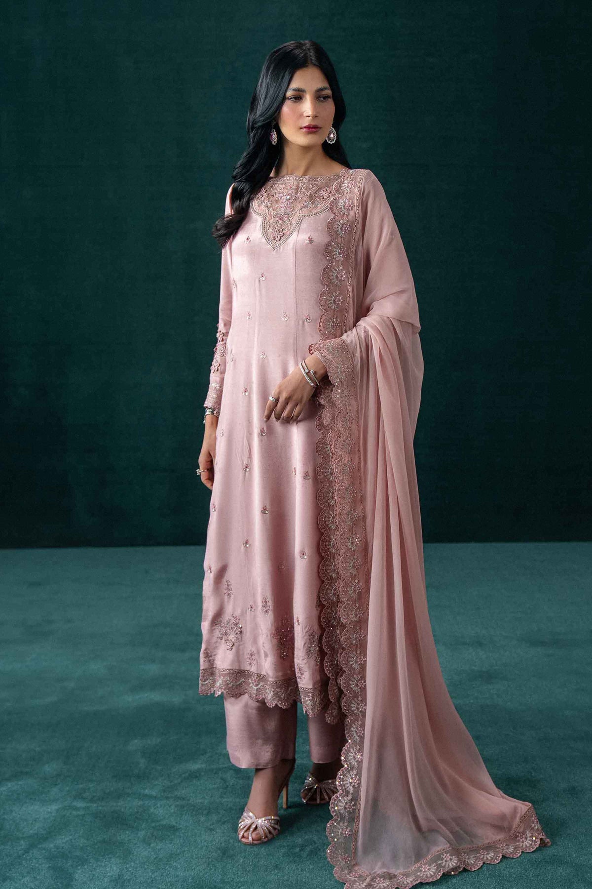 3 Piece - Embroidered Suit - KBS26-42  for Women - Boutique Collection | Nishat | Shop Online